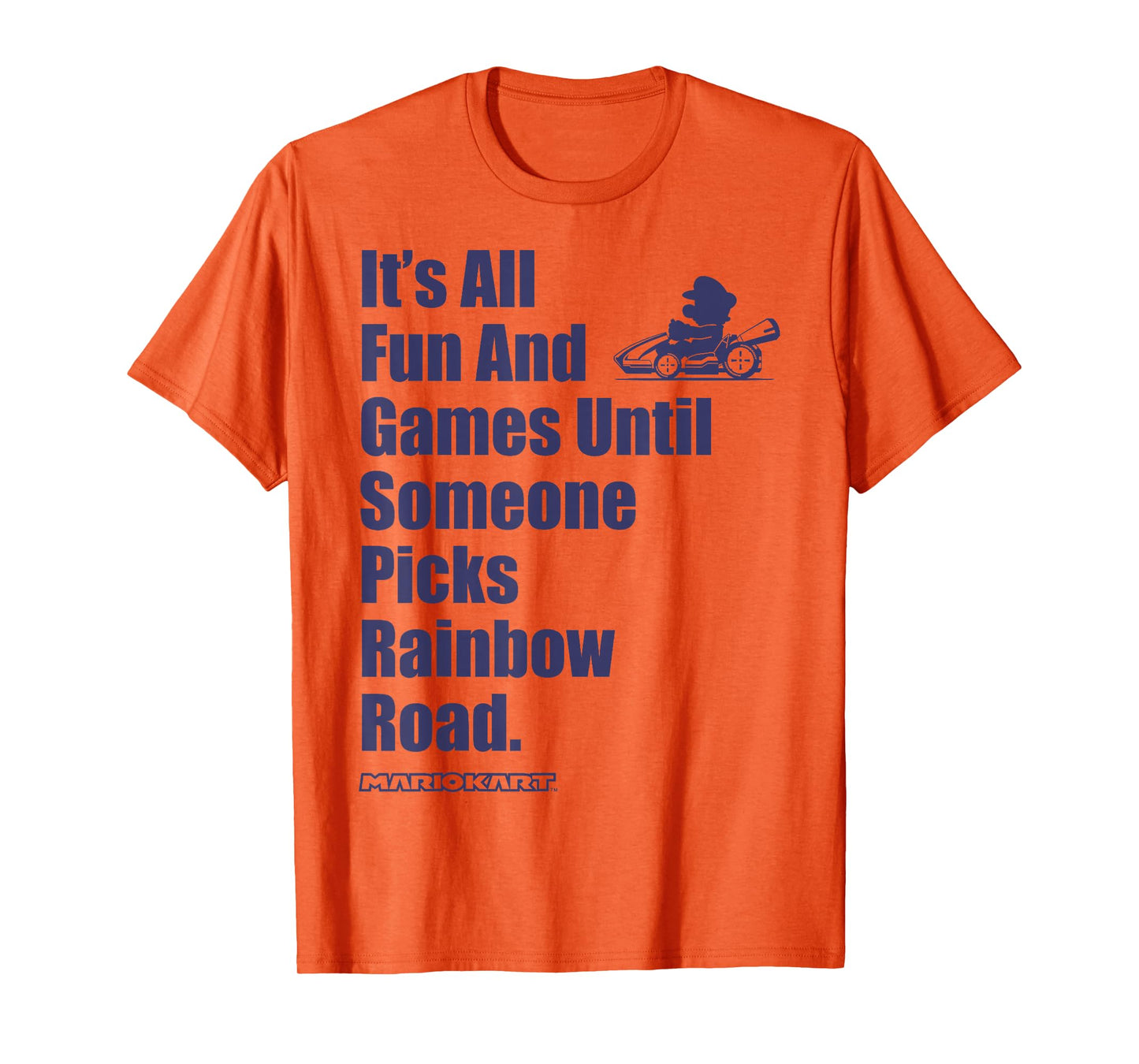 Nintendo Mario Kart Rainbow Road Fun And Games T-Shirt