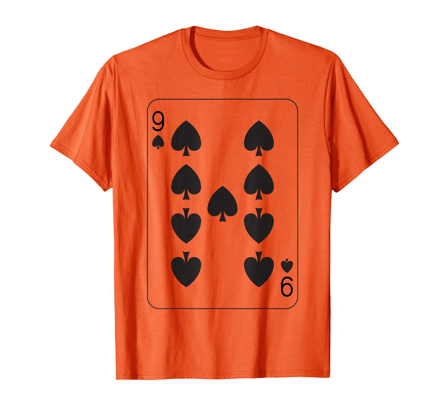 Nine of Spades | Deck of Cards Front and Back Group Costume T-Shirt