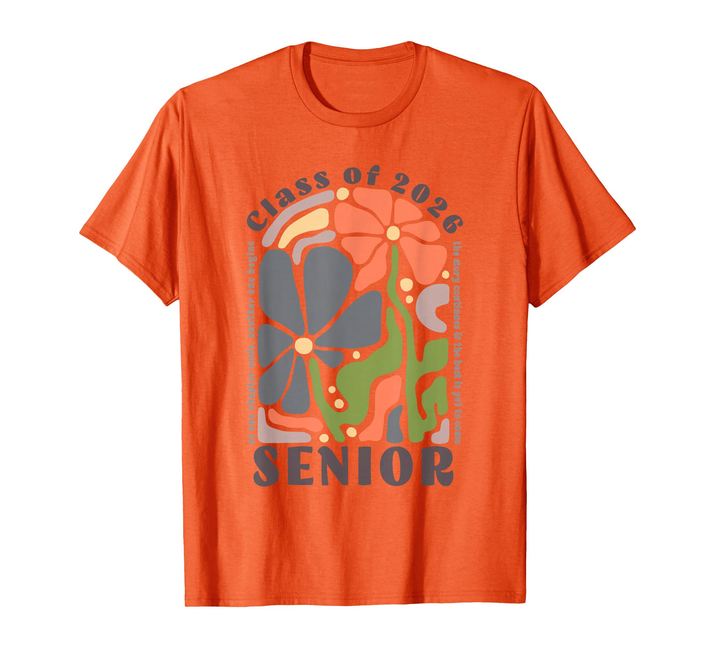 Senior 2026 Boho Floral Class of 2026 High School Senior T-Shirt