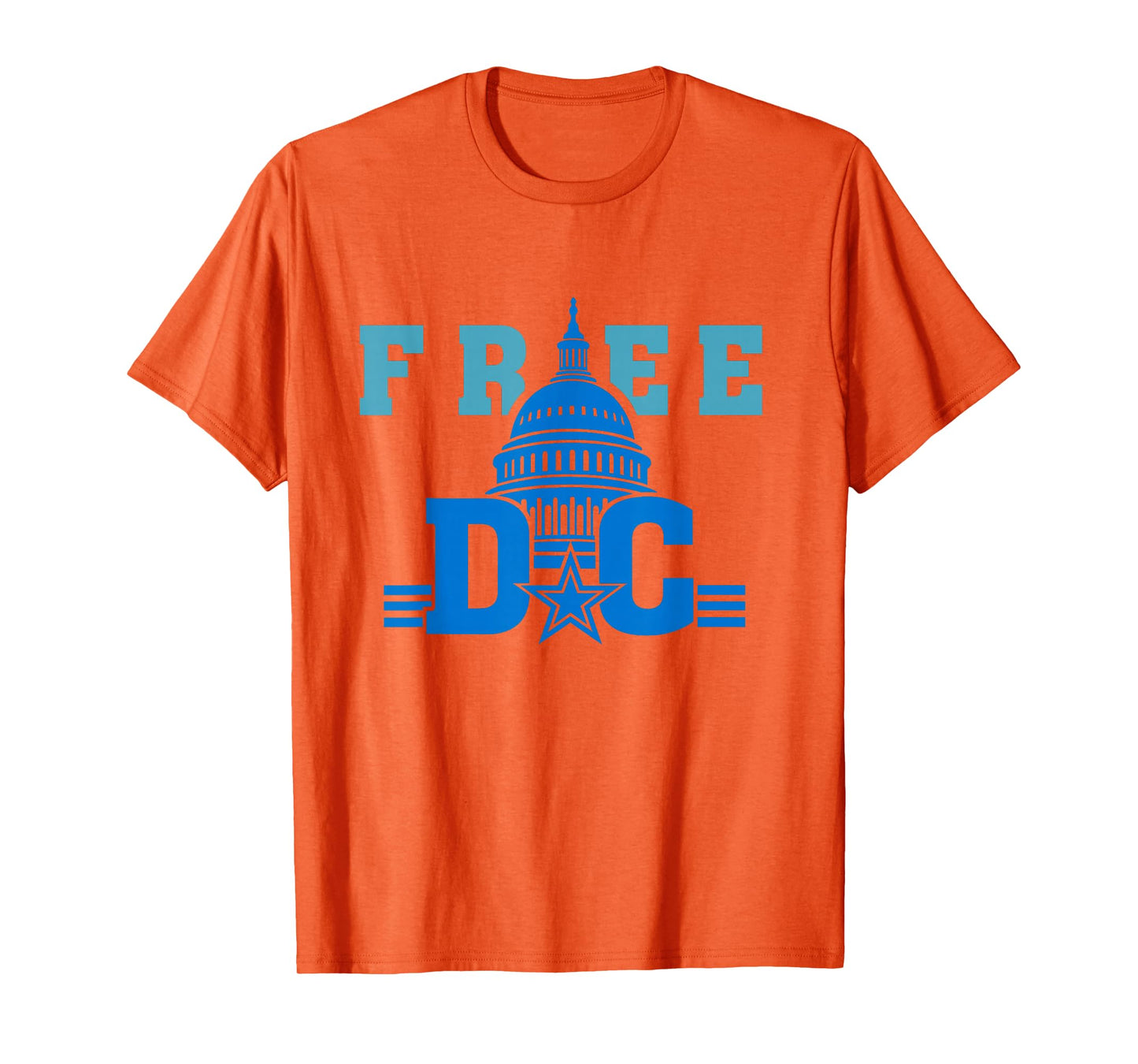 Free DC Washington DC Statehood Political Activism Quote T-Shirt