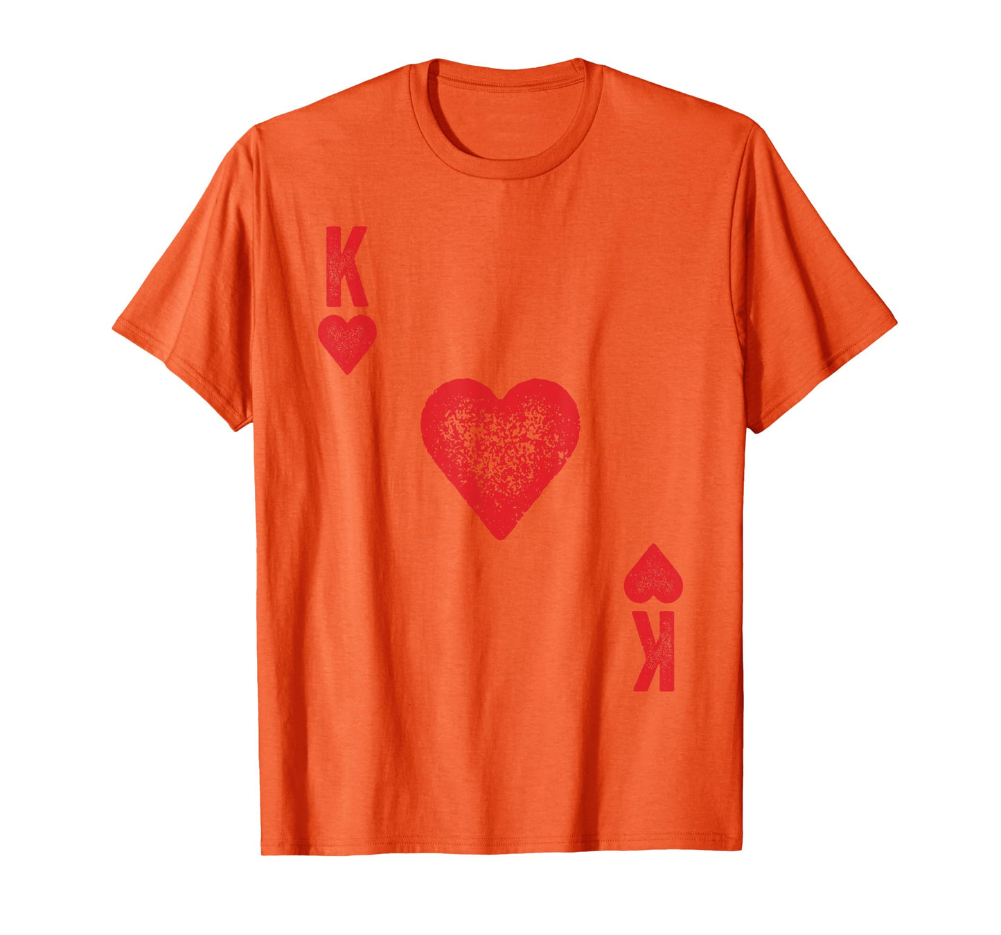 King of Hearts Shirt Adult Men Women Kids Card Costume T-Shirt