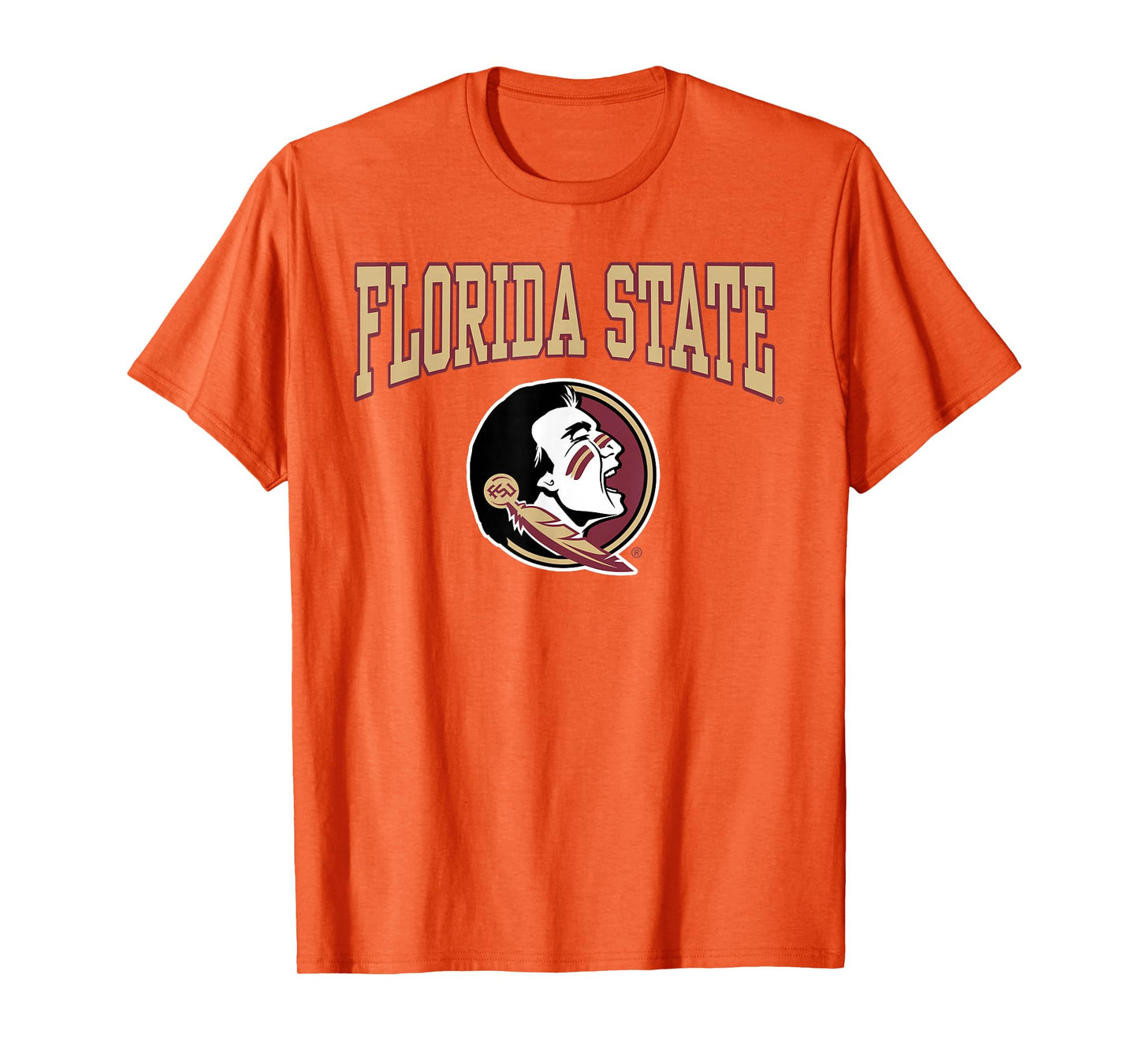 Florida State Seminoles Arch Logo Gray Officially Licensed T-Shirt