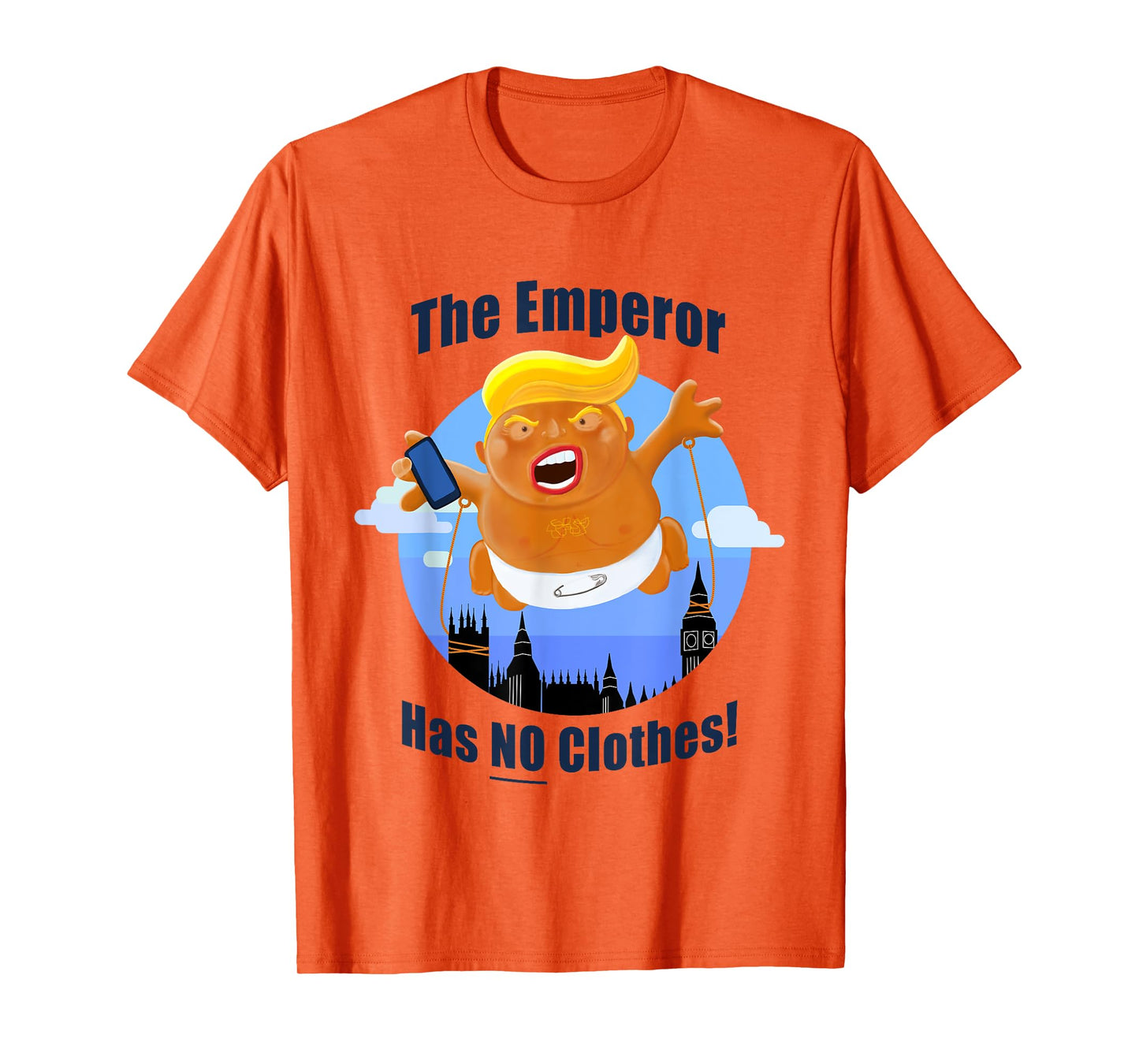 Anti President Trump The Emperor Has No Clothes! T-Shirt