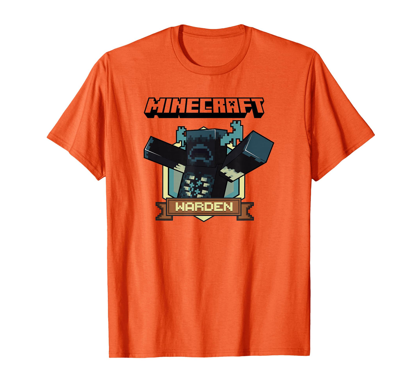 Minecraft Sculk Shriekers Hostile Mob Warden Badge T-Shirt