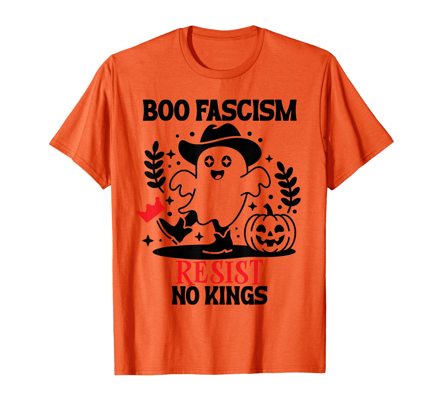 Nope No Kings in America Boo Fascism Fall of Fascism Resist T-Shirt