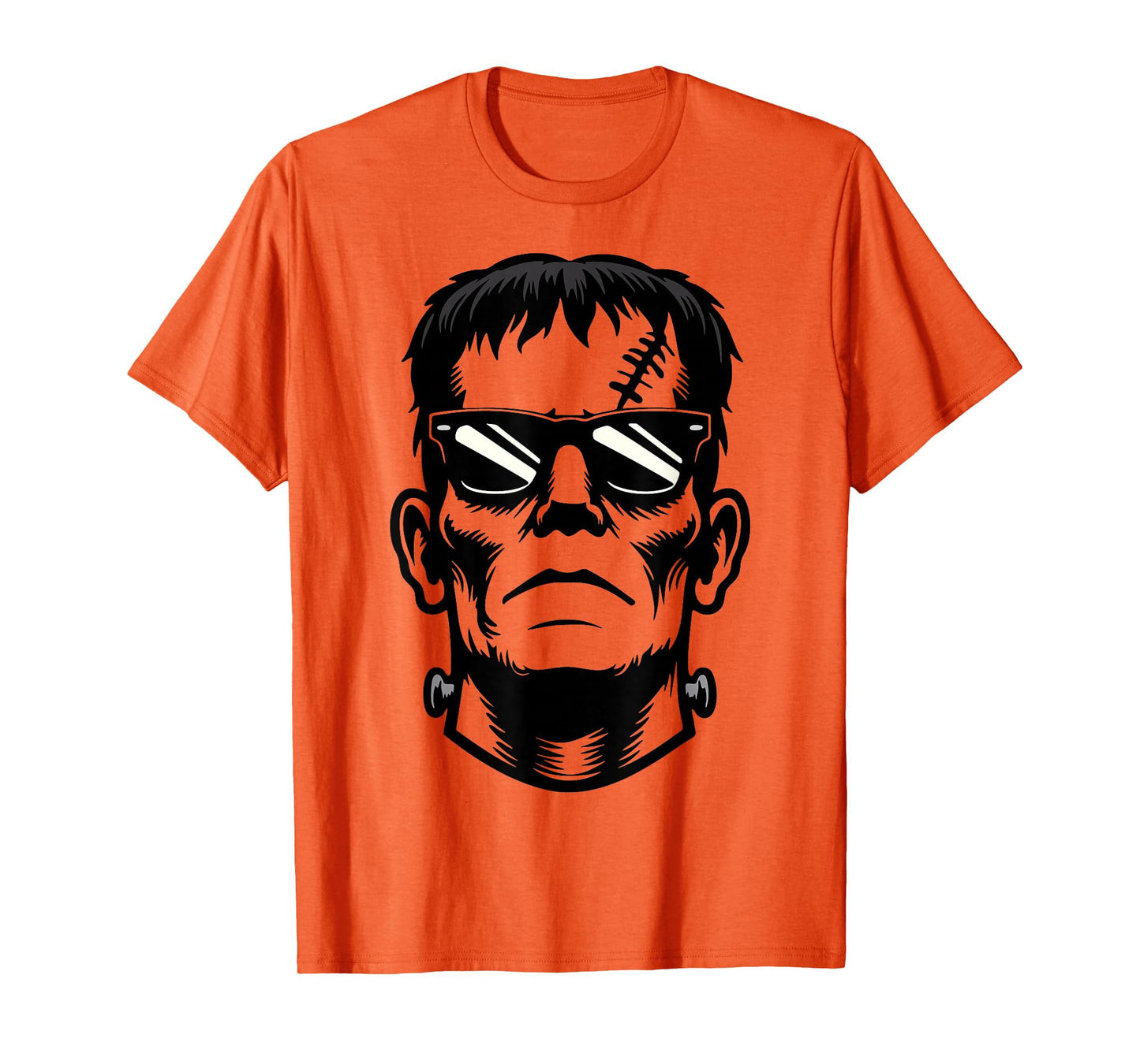 Frankenstein Monster Wearing Sunglasses Halloween Costume T-Shirt