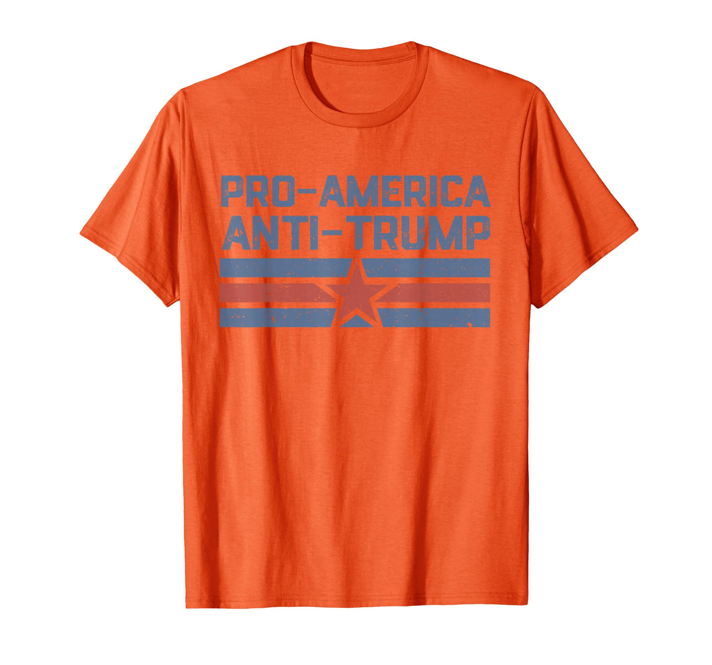 Pro-America Anti-Trump Funny Patriotic Retro Political T-Shirt