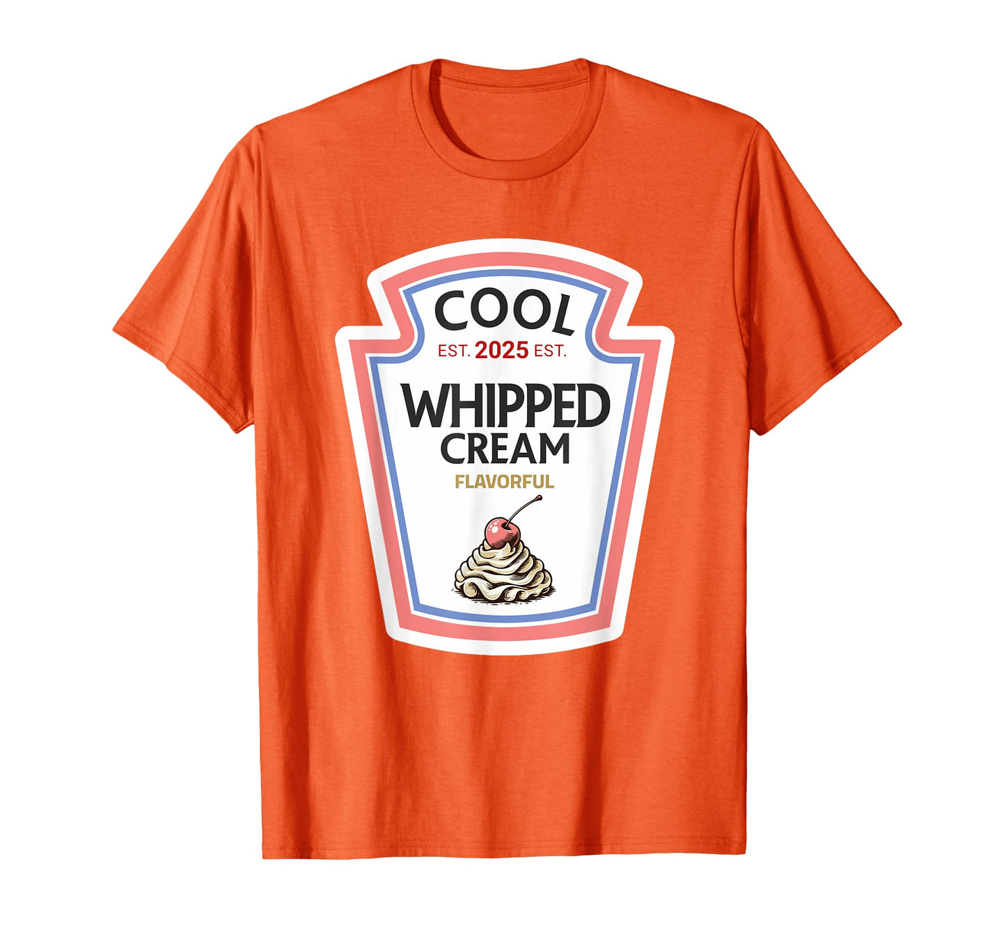 funny halloween shirt 2025 Gift Cool Whipped Cream DIY T-Shirt