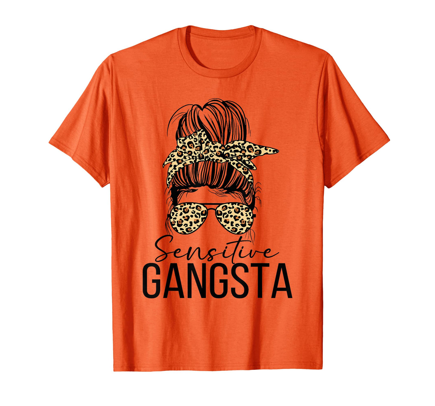 Sensitive Gangsta Gangster Funny Meme Saying Quote T-Shirt