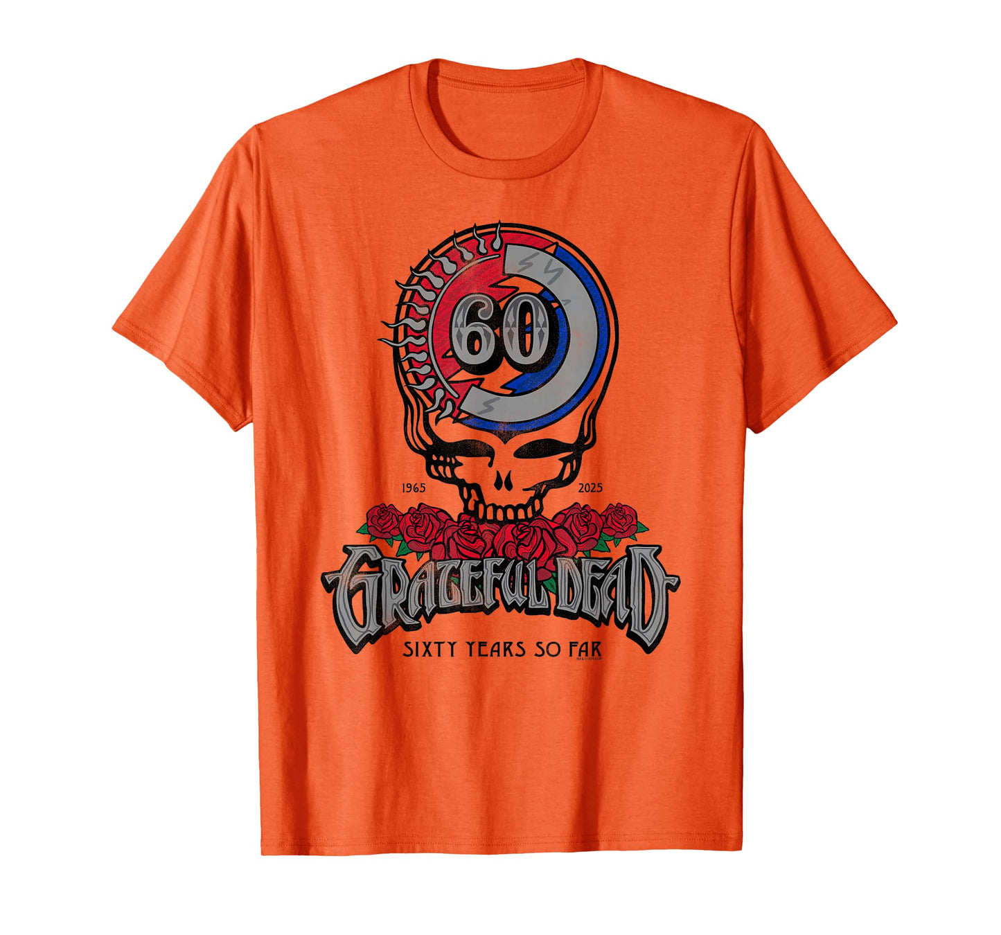 Grateful Dead Sixty Years So Far Anniversary Vintage Band T-Shirt