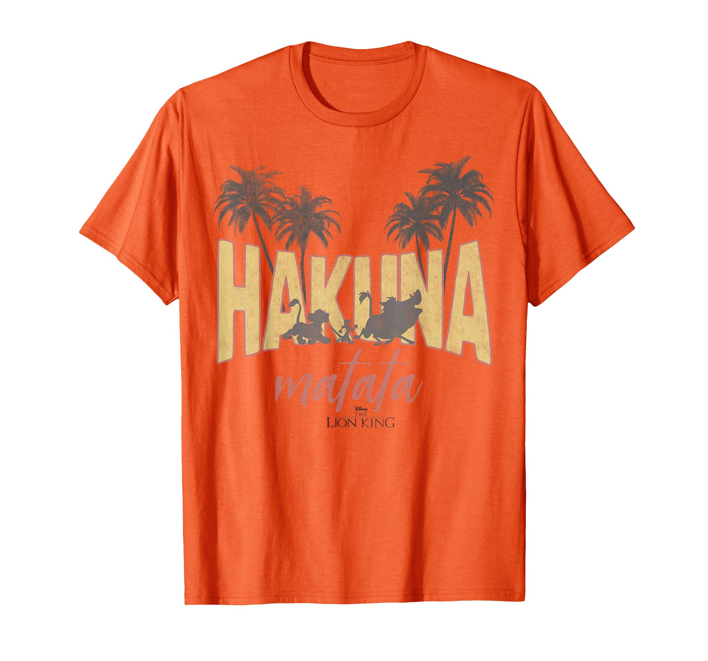 Disney Lion King Vintage Hakuna Matata Logo Graphic T-Shirt T-Shirt