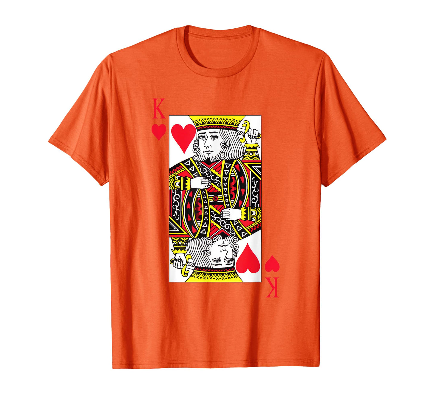 King of hearts Costume Blackjack Cards Poker 21 K Tee T-Shirt