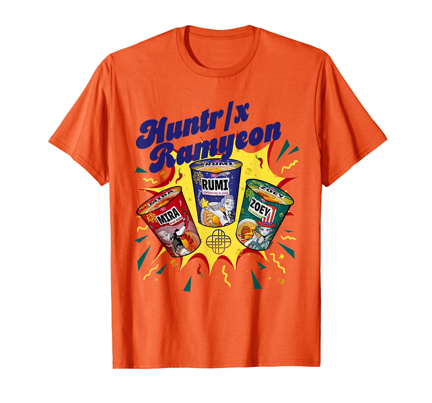 Kpop Demon Hunters HUNTR/X Ramyeon Officially Licensed T-Shirt