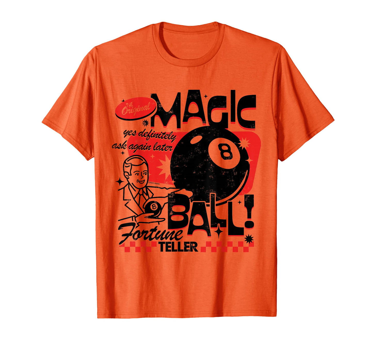 Magic 8 Ball - The Original Fortune Teller Vintage Pattern T-Shirt