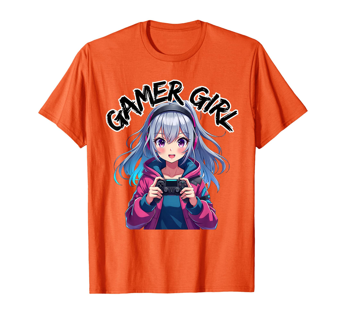 Gamer Girl Gaming Anime Cute Video Game Women Girls T-Shirt