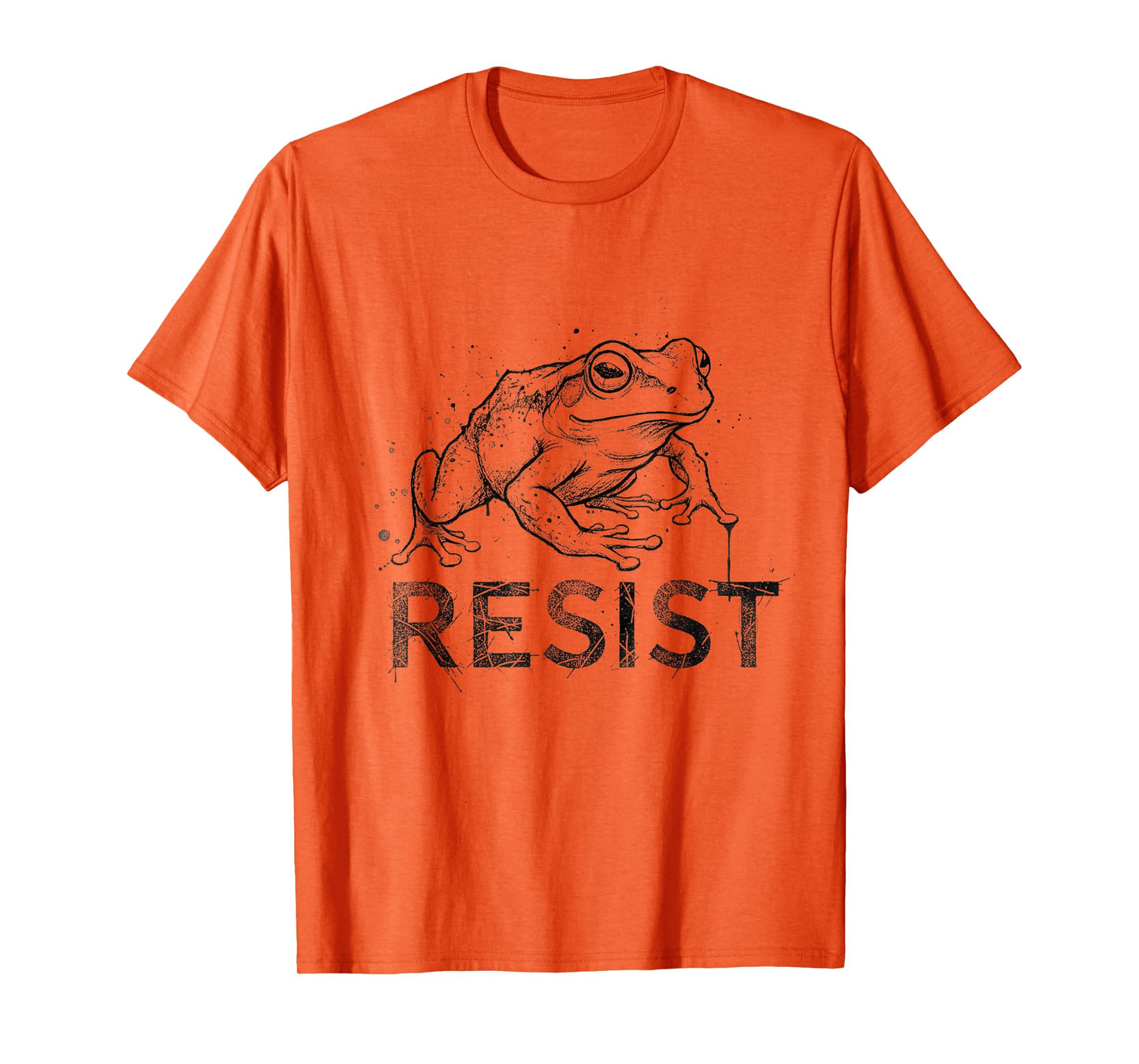 Portland Frog Protest Lineart Shirt Portland Frog T-Shirt