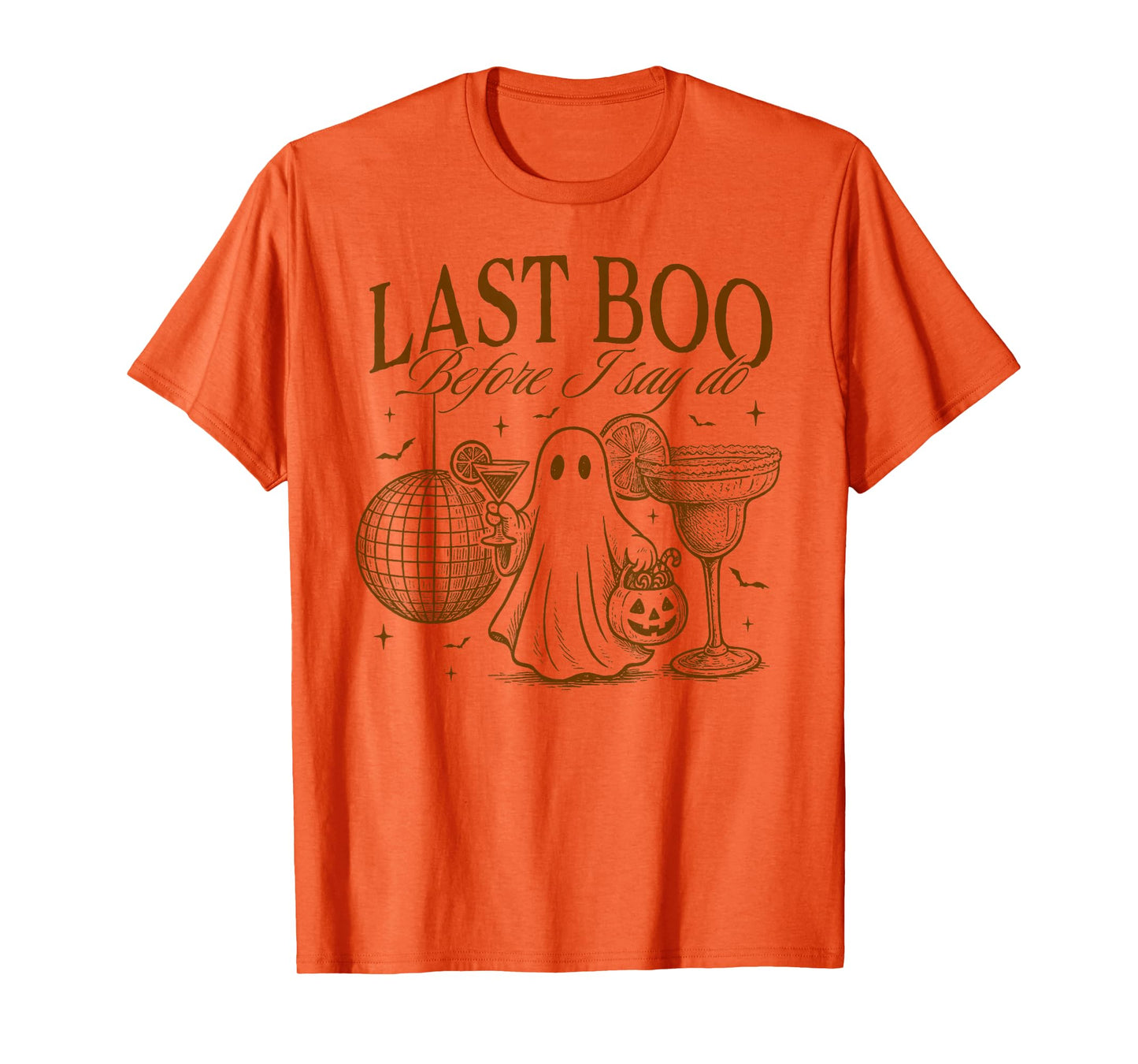 Halloween Bachelorette Bride to Be Last Boo Before I Say Do T-Shirt