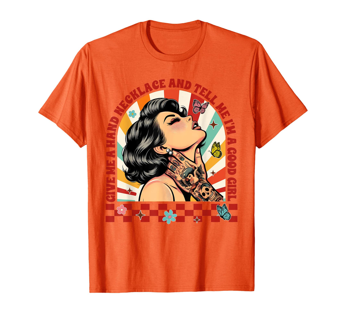 Smut Reader Spicy Book Romance Give Me A Hand Necklace T-Shirt
