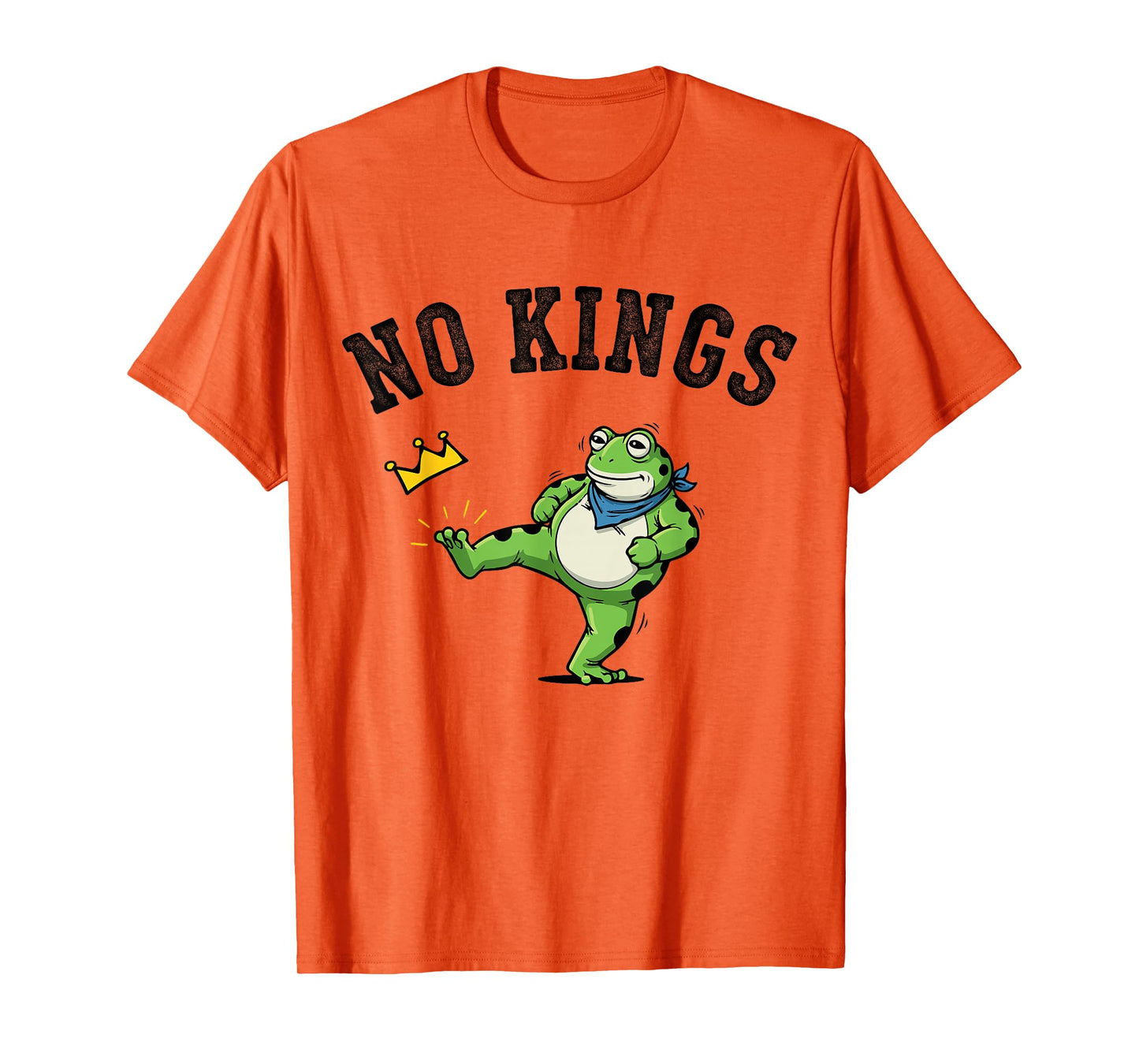 Frog Protest No Kings in America Since 1776 Resist Portland T-Shirt