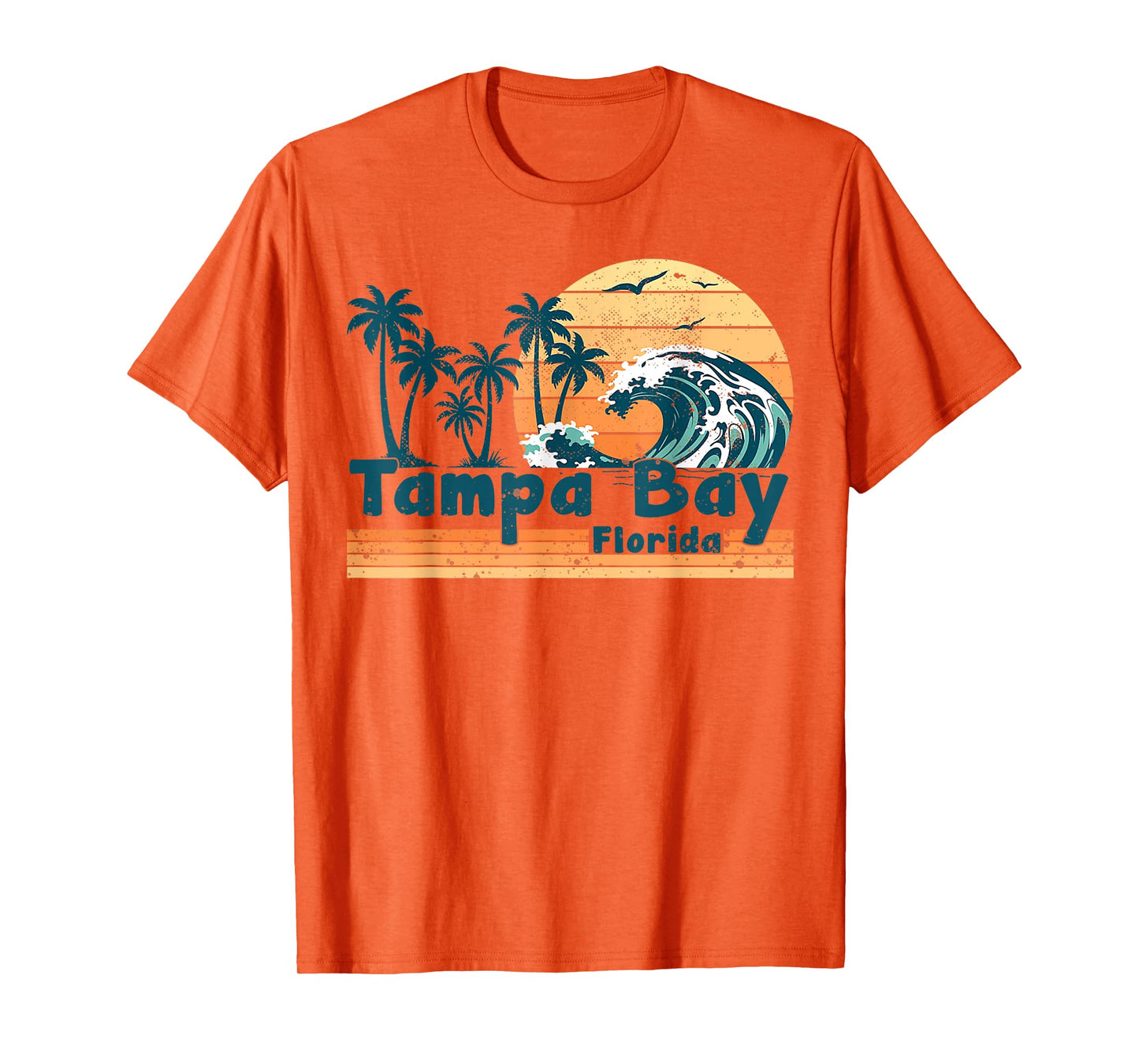 Tampa Bay Florida Beach Vintage Spring Break Vacation Retro T-Shirt