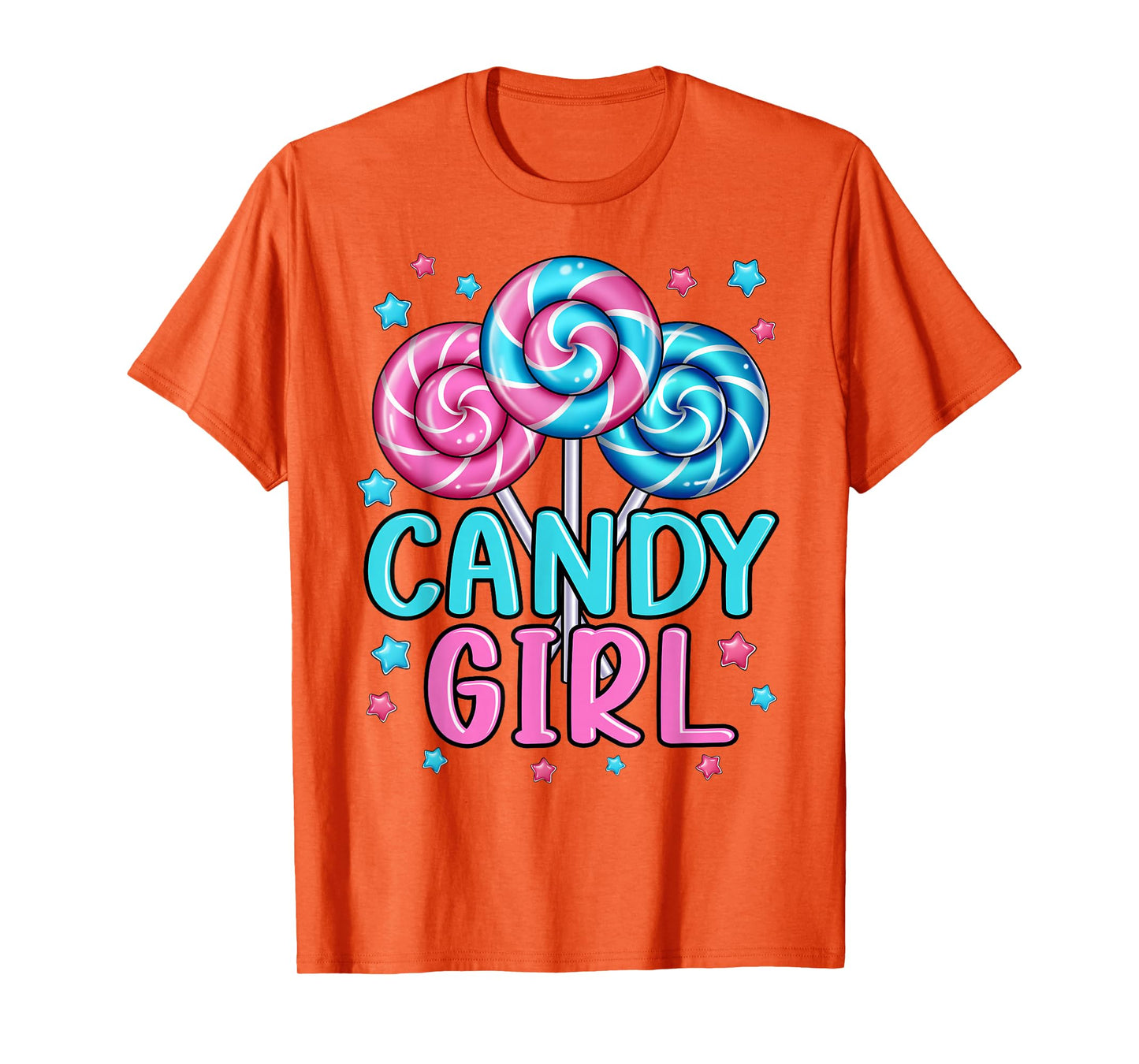 Cute Lollipop Candy Design for Women Girl Toddler Kids T-Shirt