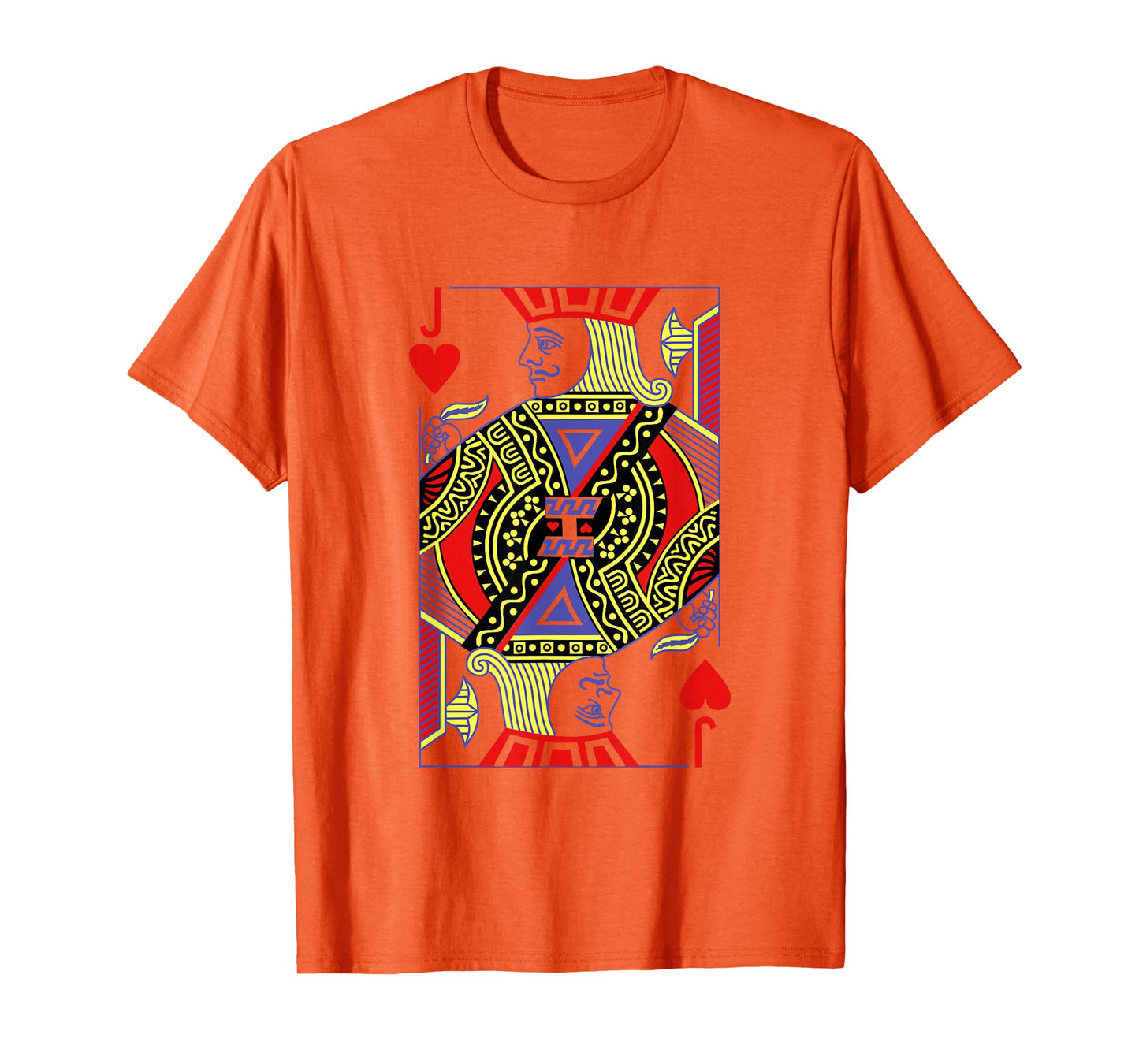 Jack Of Hearts Royal Flush Costume Halloween Playing Cards T-Shirt