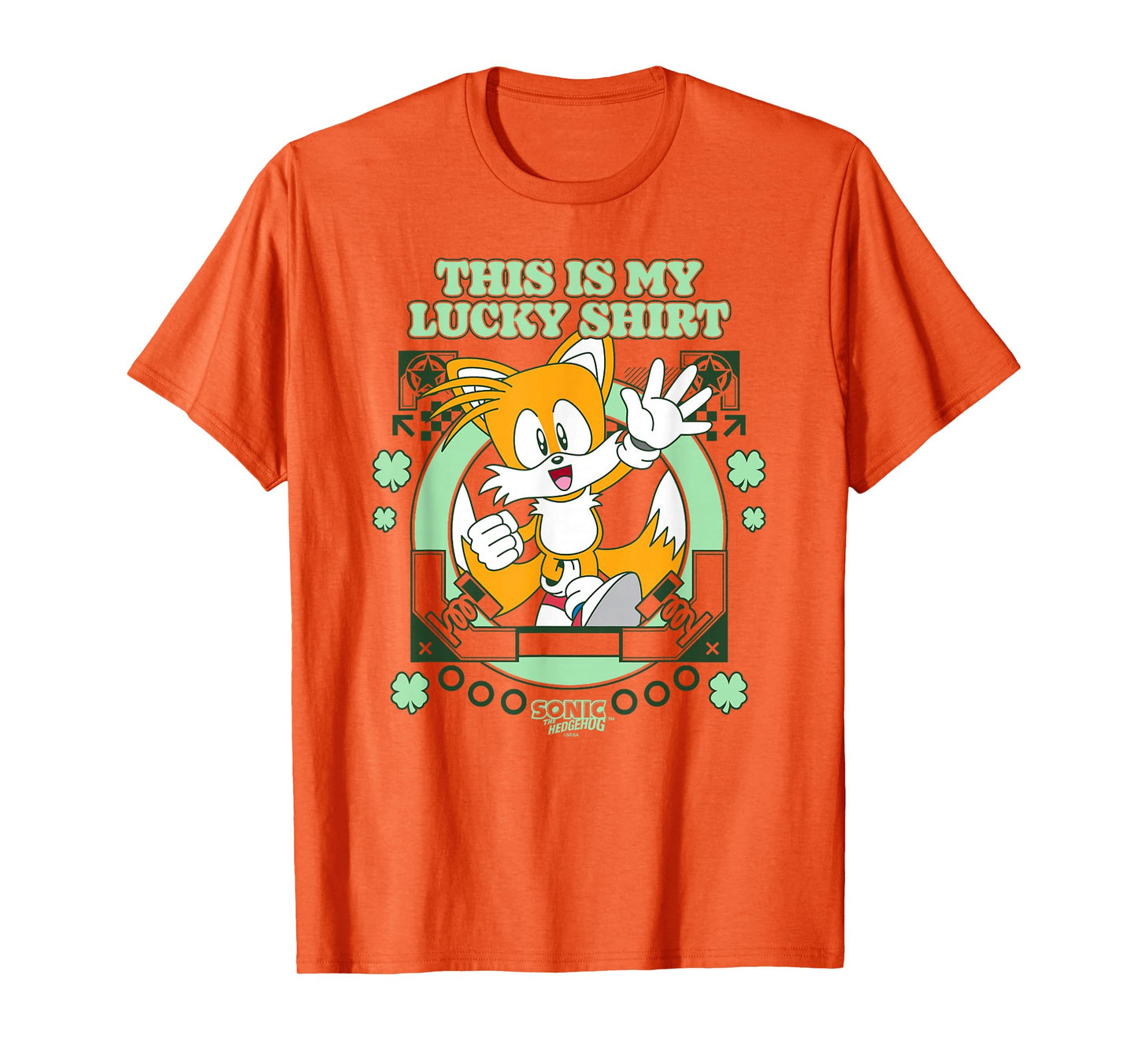 Sonic The Hedgehog This Is My Lucky Shirt Happy Tails T-Shirt