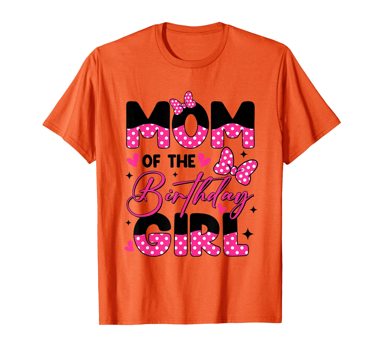 Mom of The Birthday Girl Pink Family Birthday Girls Party T-Shirt