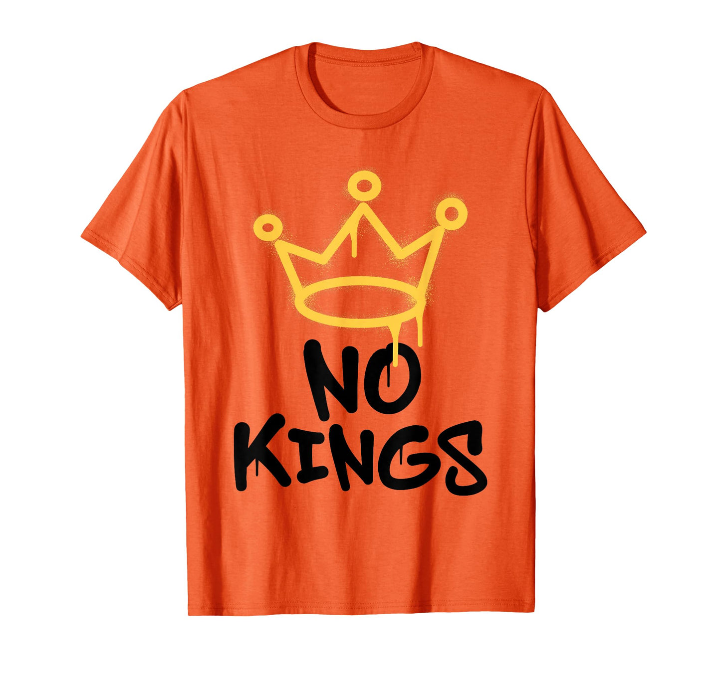 No Kings Day 2025 Protest Sign Grunge Nope Men Women Kids T-Shirt