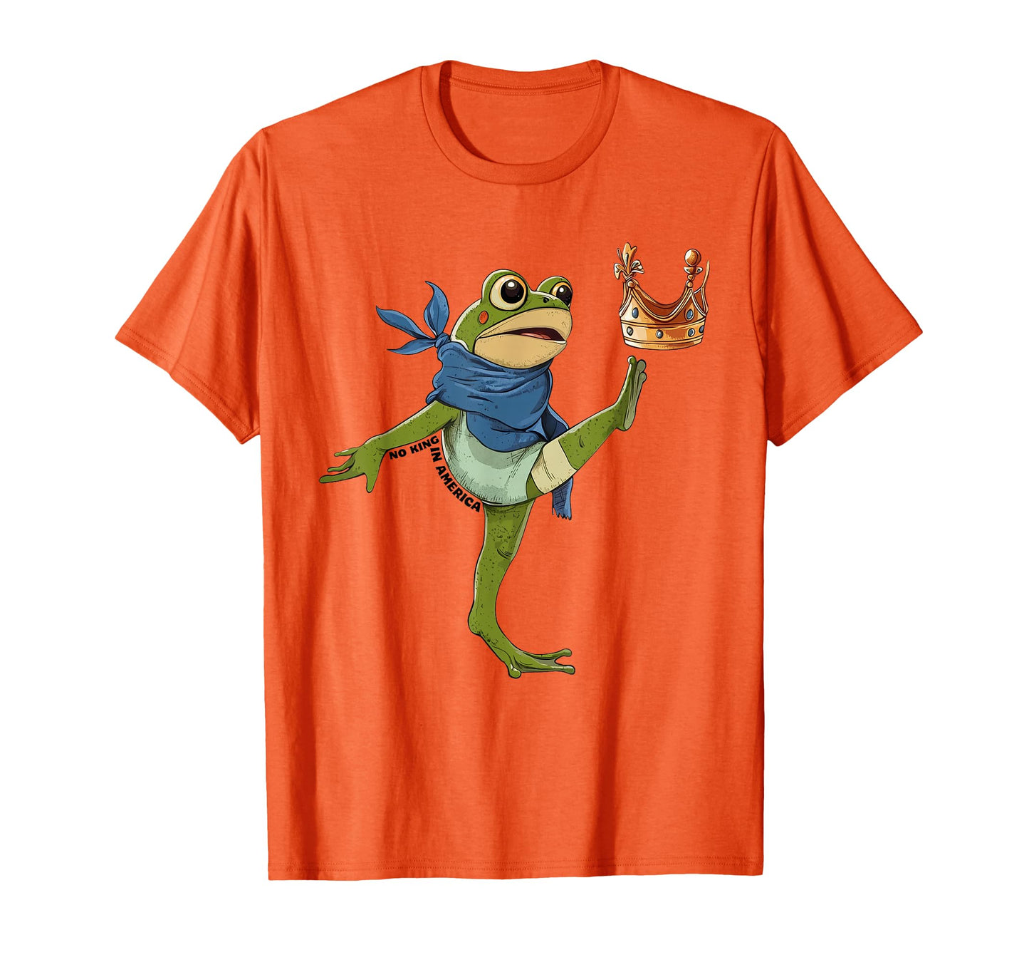 Frog No Kings in America We The People Political T-Shirt