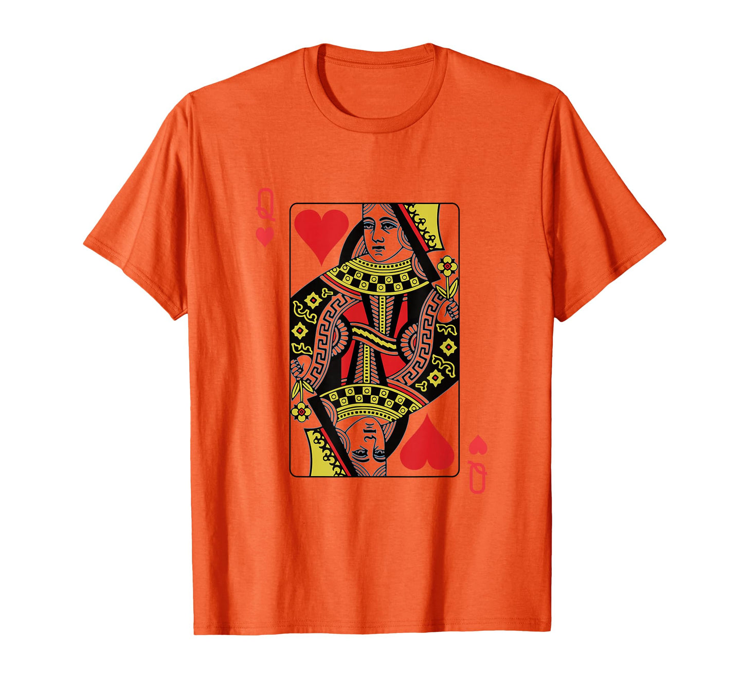 Queen of Hearts Playing Card Poker T-Shirt