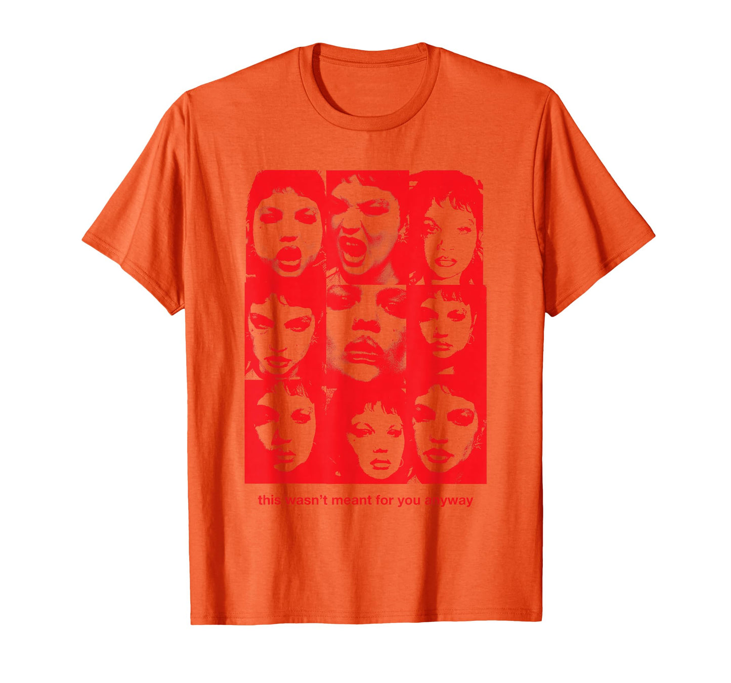Official Lola Young Red Photo Grid T-Shirt