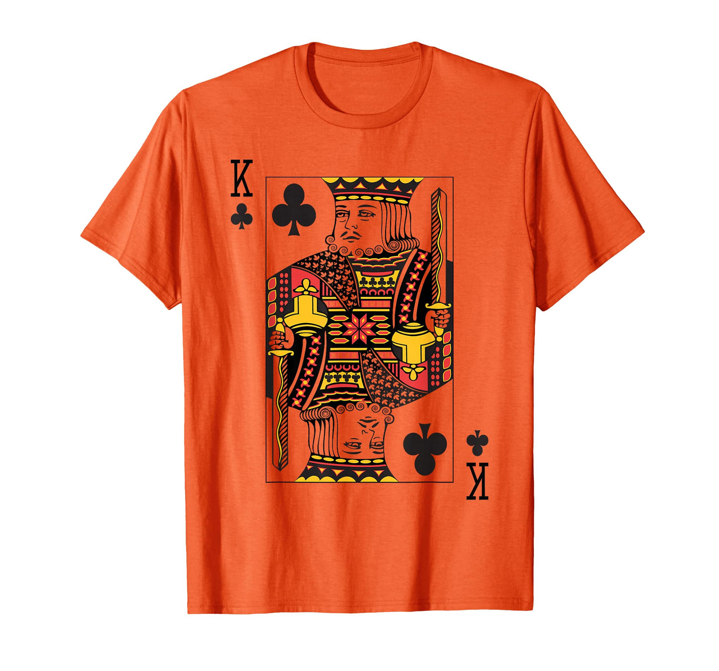 King of Clubs | Royal Flush Group Costume Playing Card T-Shirt