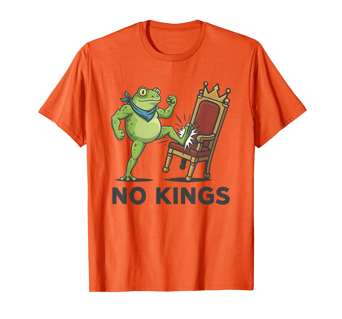 Frog Protest No Kings T-Shirt