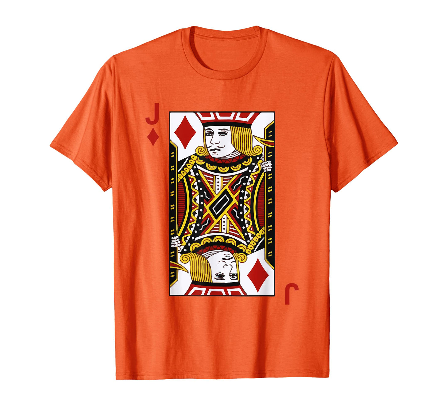 Jack of Diamond Tshirt Blackjack Cards Poker 21 J Tee shirt T-Shirt