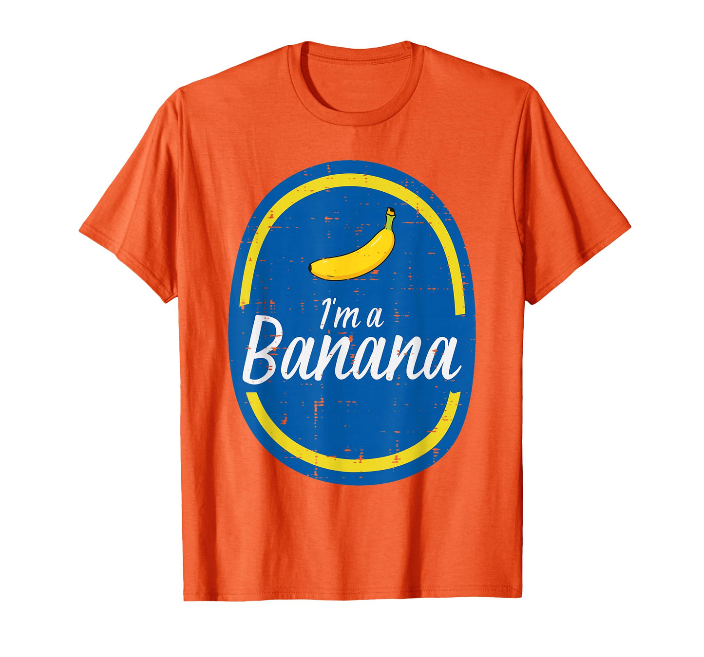Im A Banana Sticker Fruit Halloween Costume Men Women Kids T-Shirt