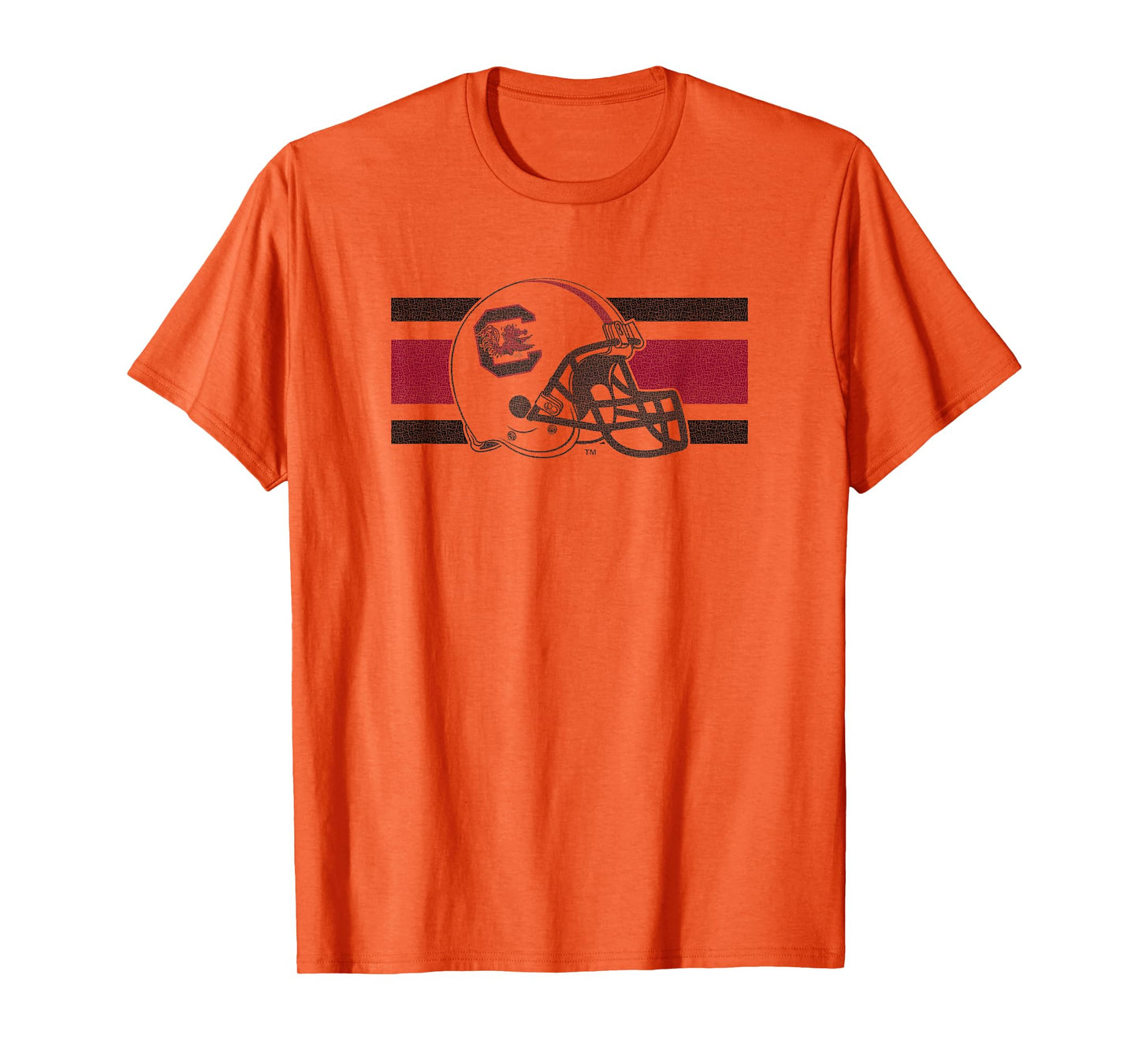 South Carolina Gamecocks Football Retro Helmet White T-Shirt