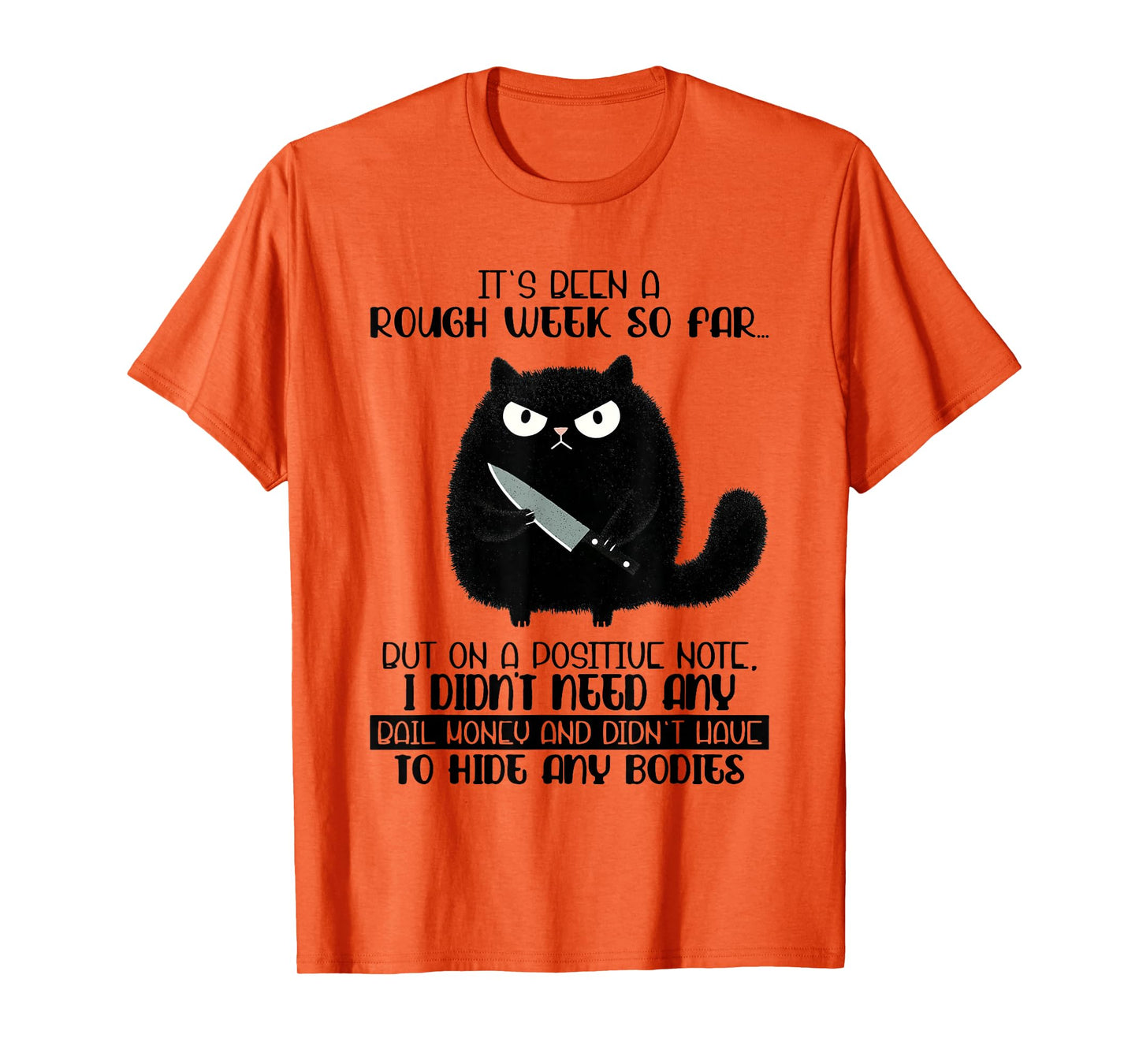 It's Been A Rough Week So Far But On A Positive Note Cat T-Shirt