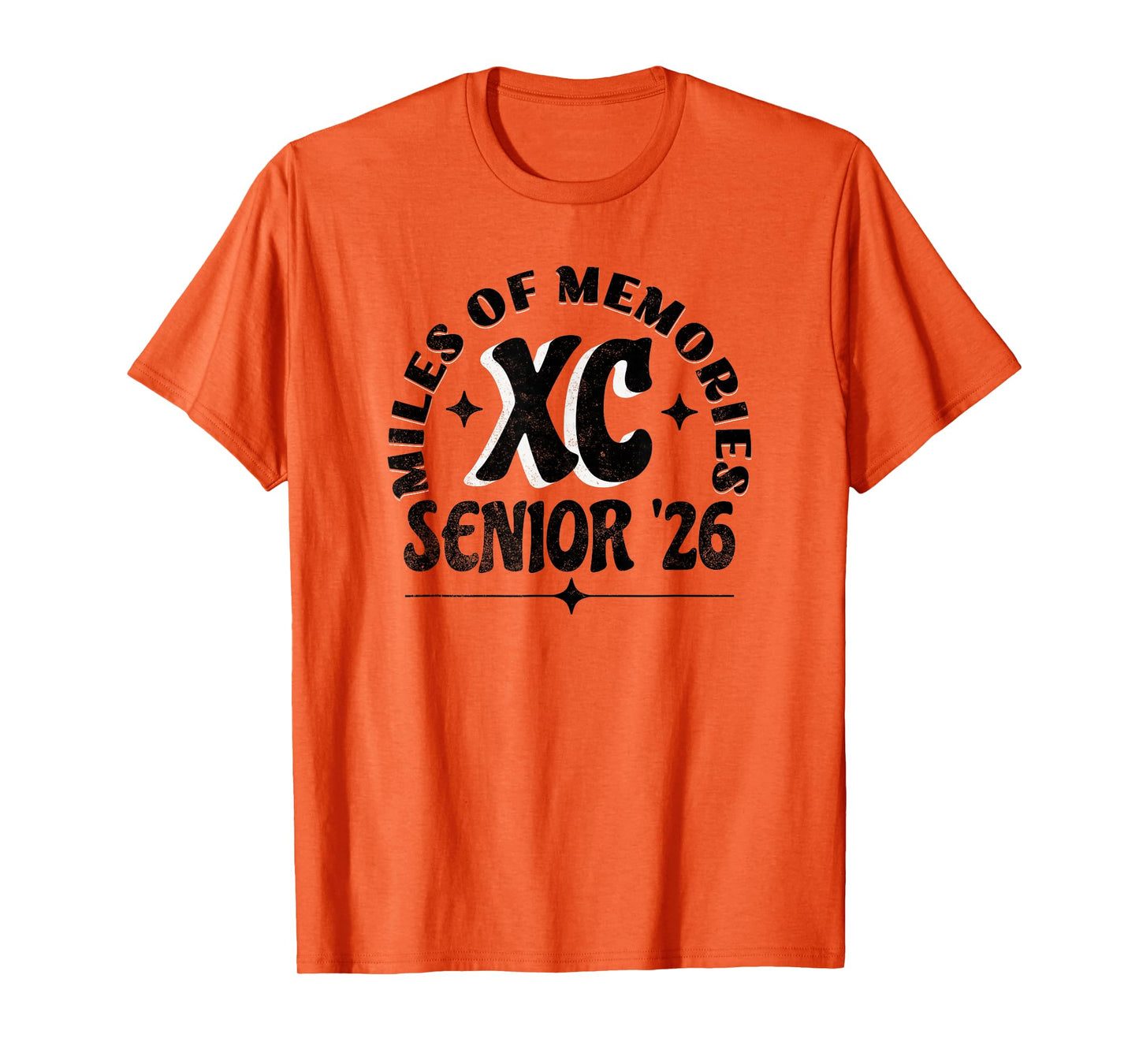 Cross Country Senior 2026 Miles of Memories T-Shirt