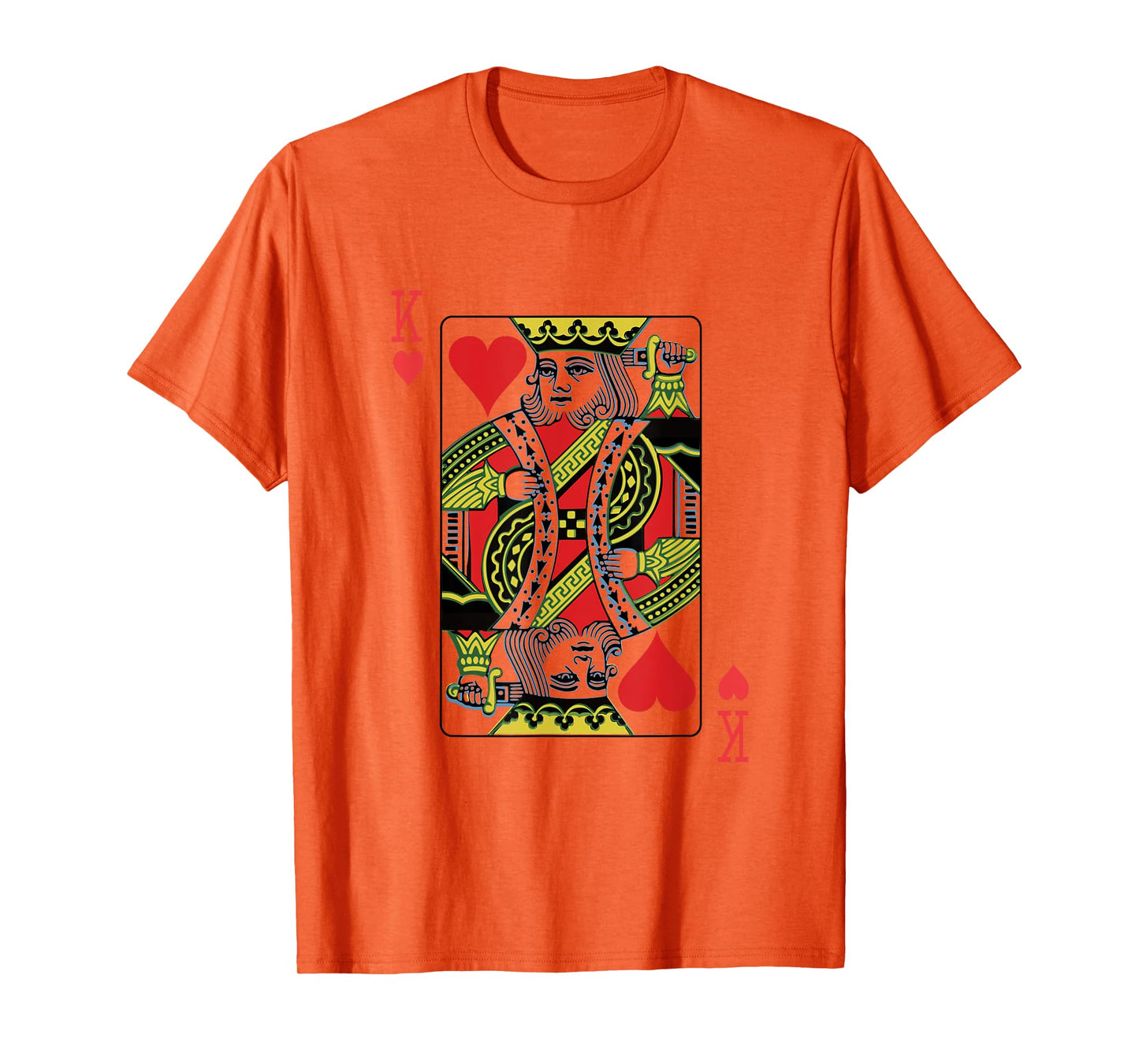 King of Hearts Playing Card Poker T-Shirt