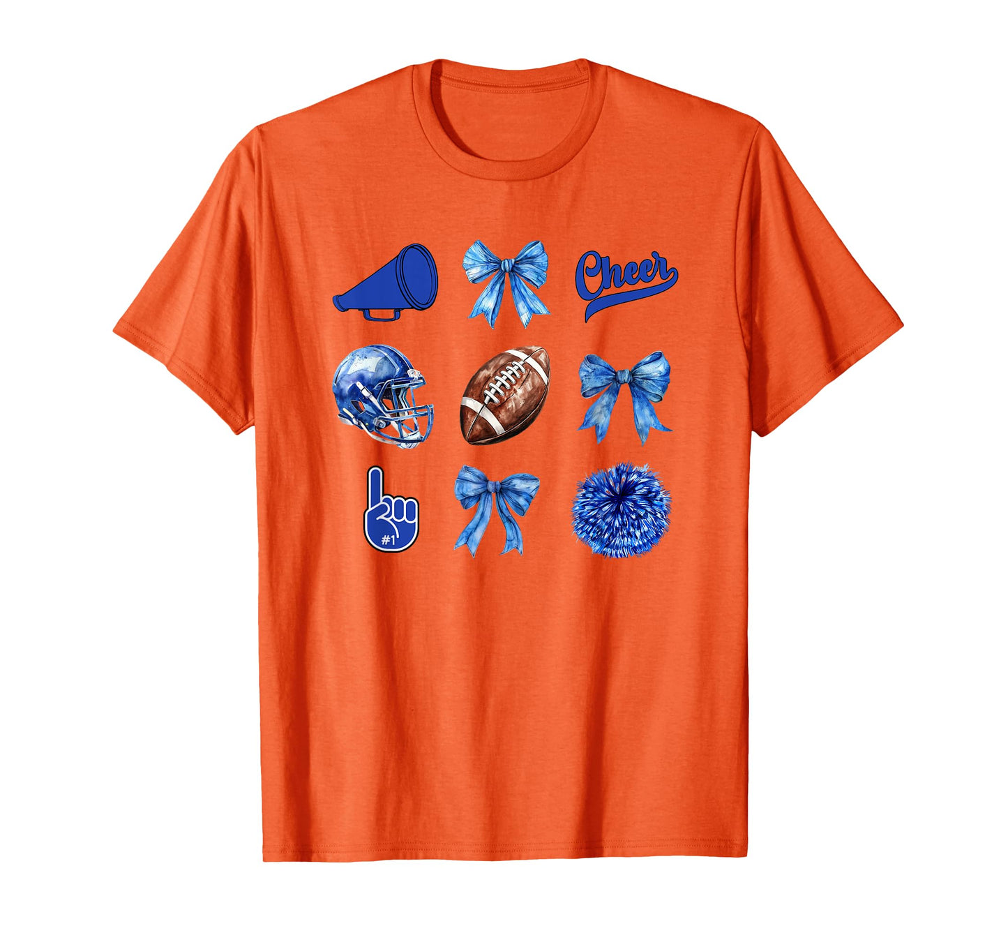 Football Coquette Bow Football Mom Game Day Women Girls Kids T-Shirt