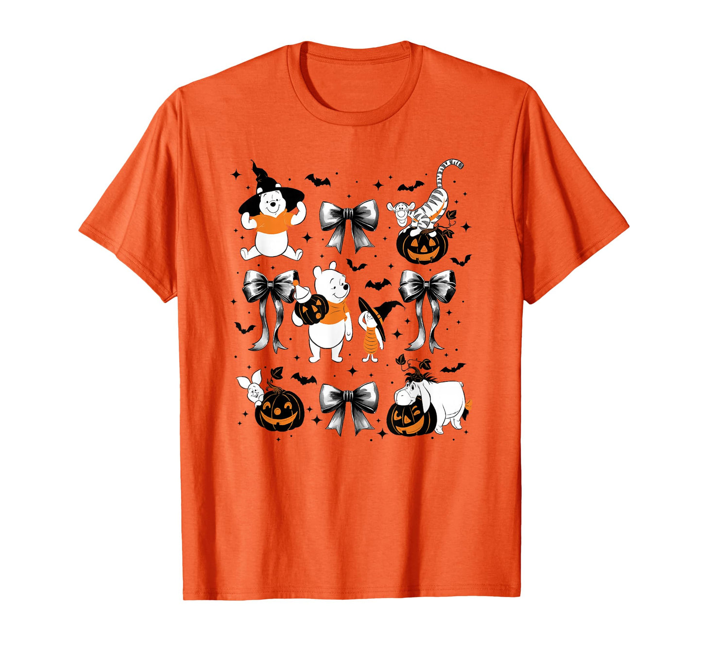 Disney Winnie The Pooh Halloween Spooky Bows Set T-Shirt