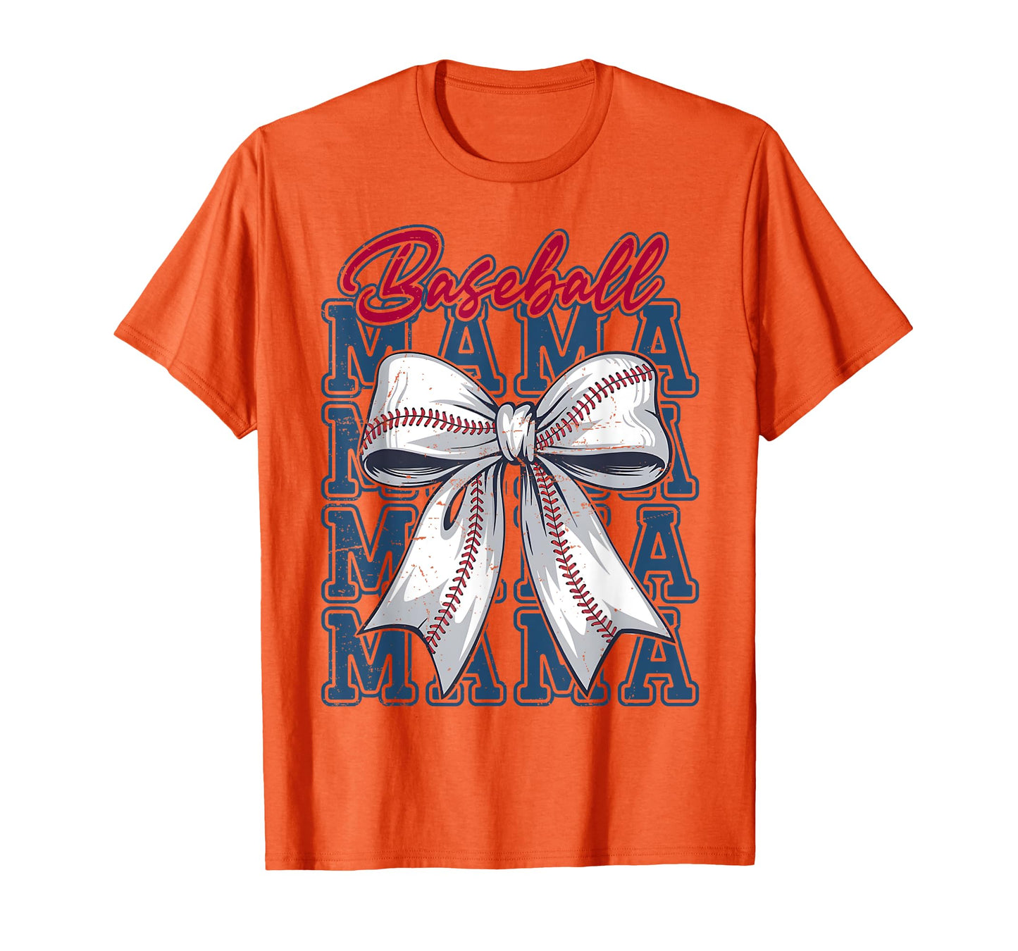 Baseball Coquette Bow Baseball Mom Game Day Baseball Mama T-Shirt