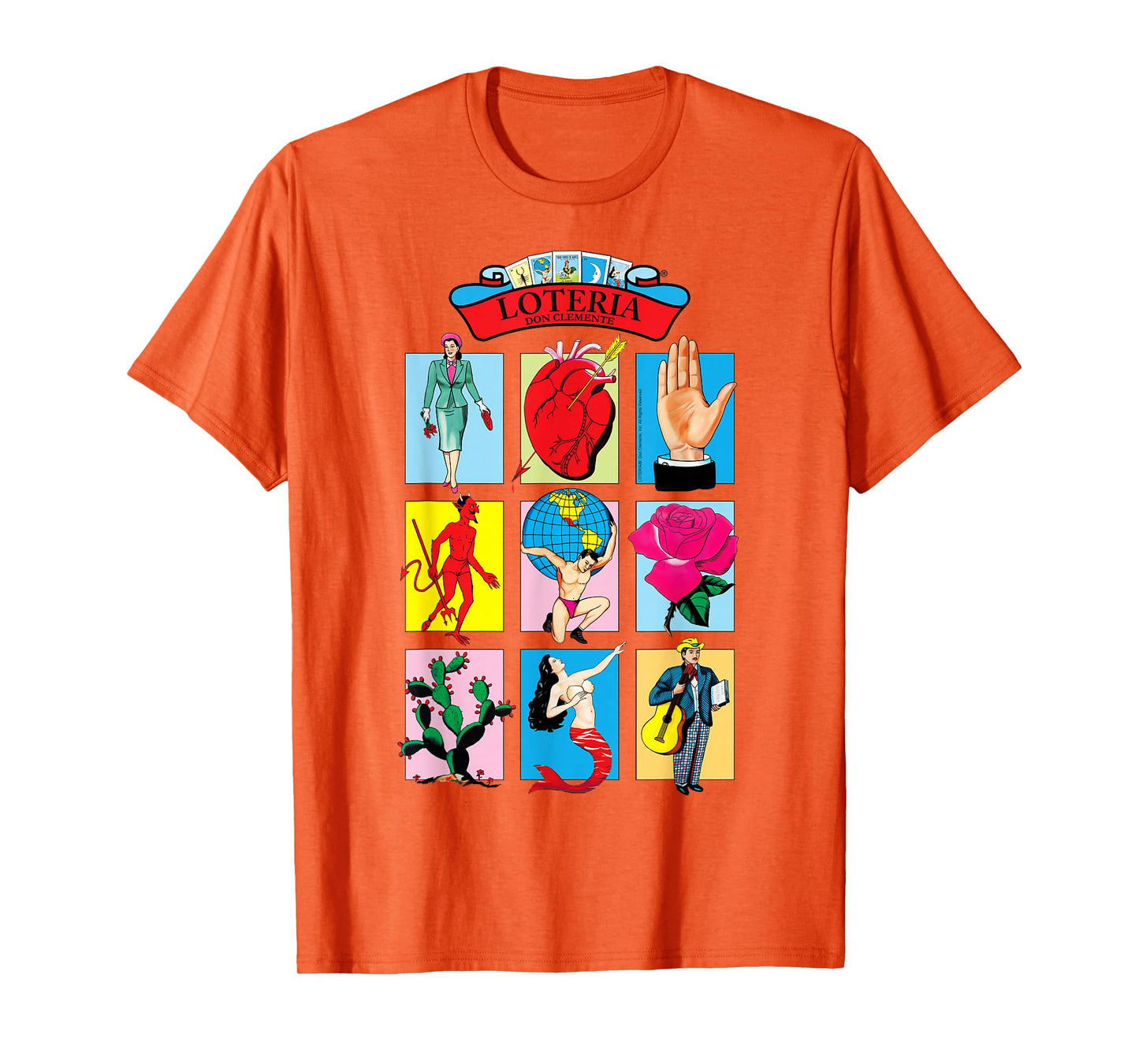 Loteria - Floating Cards Grid T-Shirt