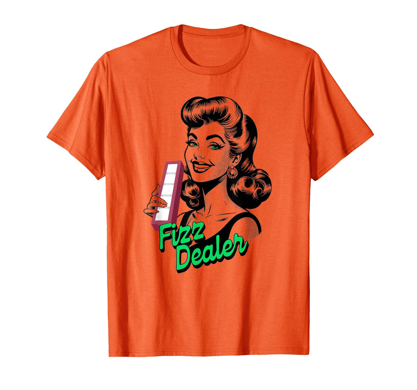 Fizz Dealer Retro Soda Pop Art Funny Vintage T-Shirt