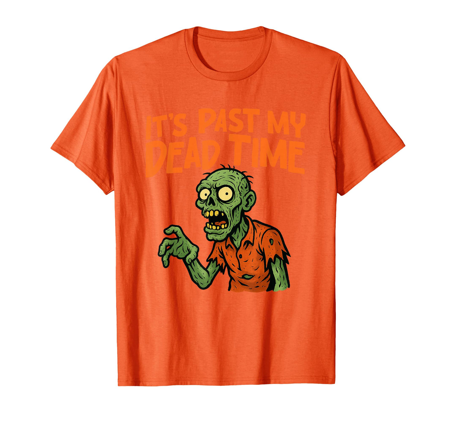 It’s Past My Dead Time Zombie Funny Halloween Costume T-Shirt
