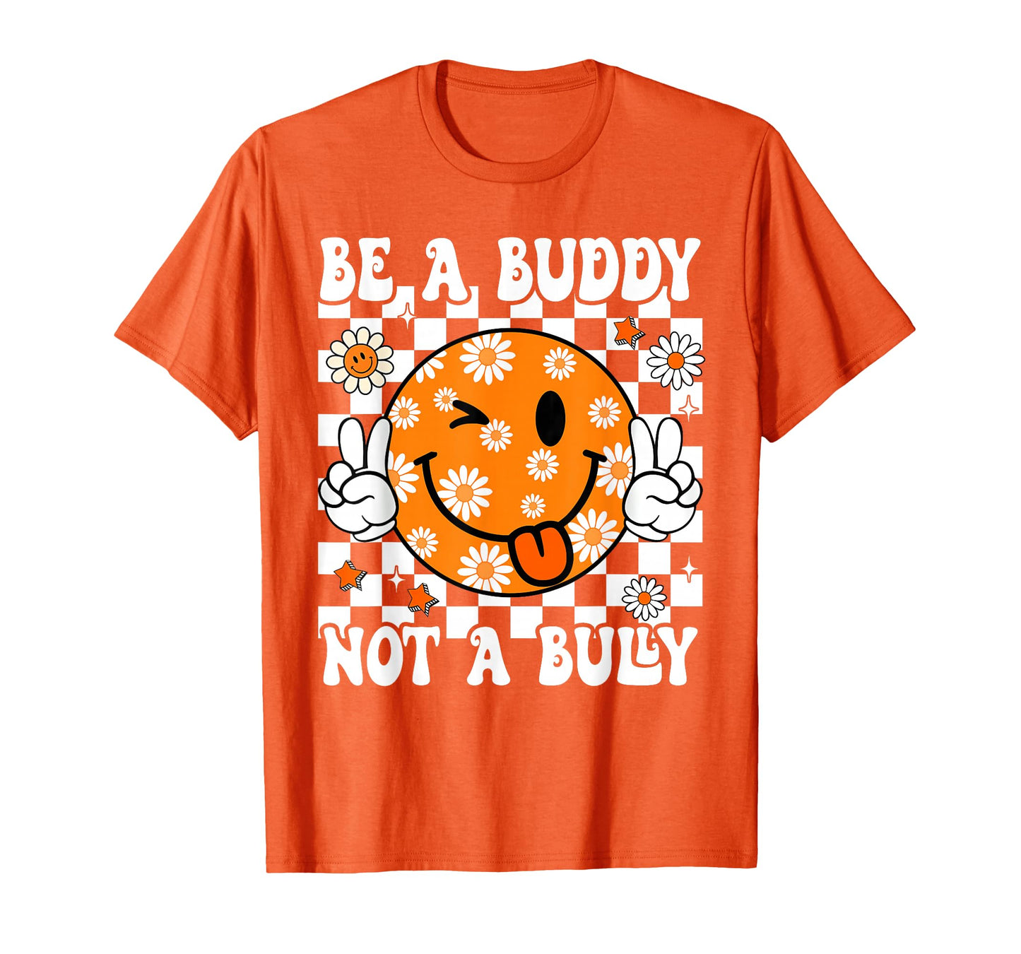 Anti Bullying Be A Buddy Unity Day Funny Orange Boys Girls T-Shirt