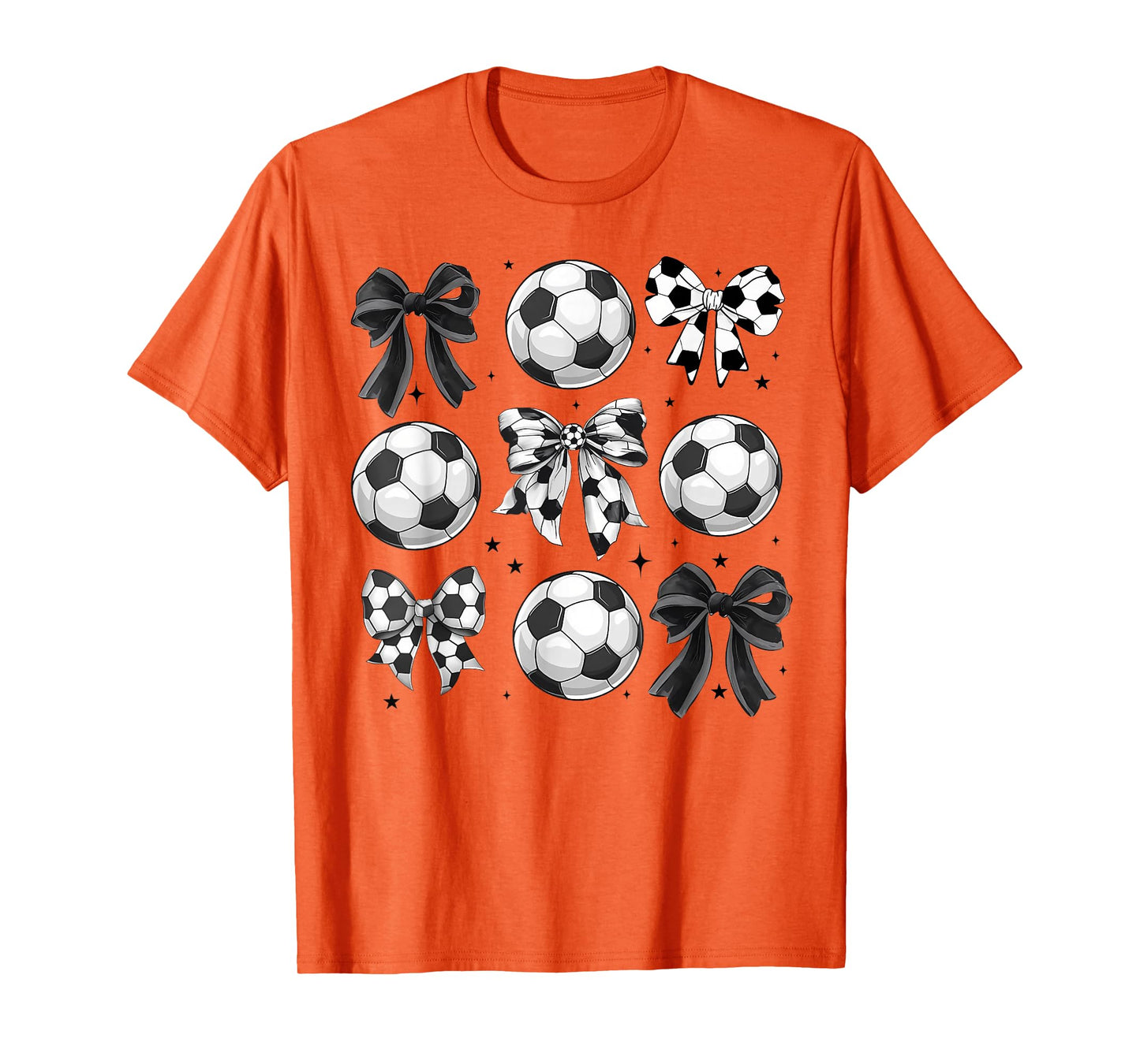Coquette Soccer Bows Game Day Soccer Mama Mom Cheer Girls T-Shirt