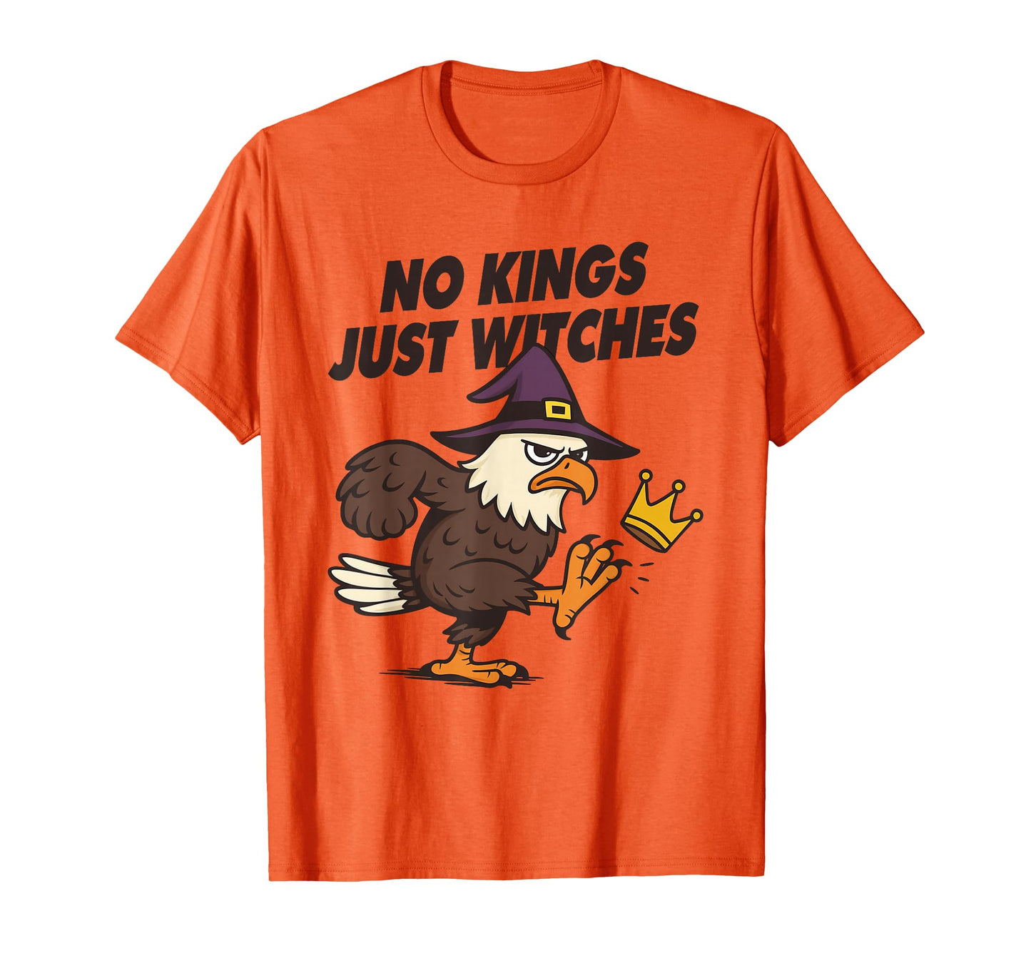 No Kings Just Witches Funny Feminist Witchcore Halloween T-Shirt
