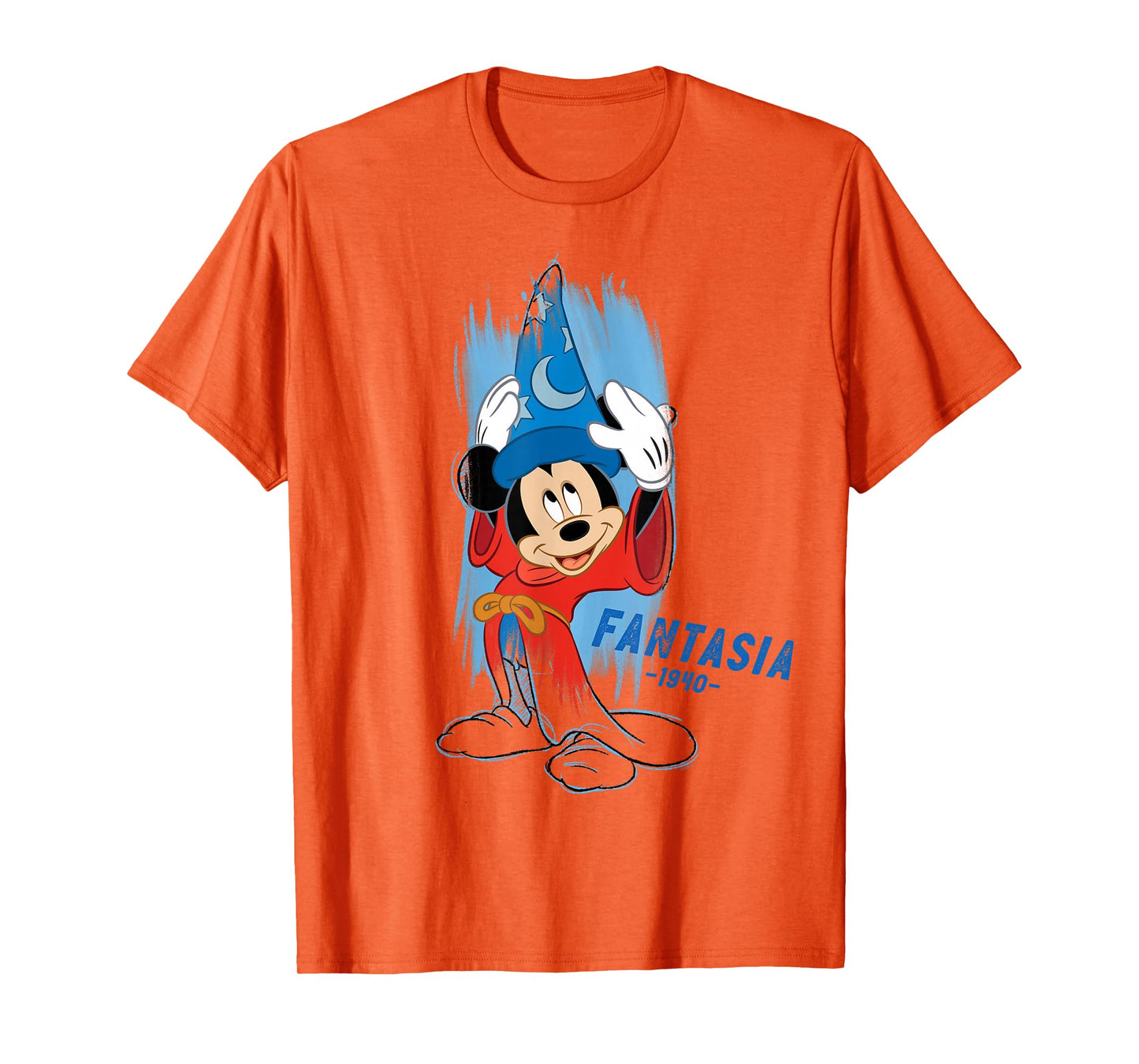 Disney Ink and Paint Sorcerer Mickey Mouse in Fantasia 1940 T-Shirt